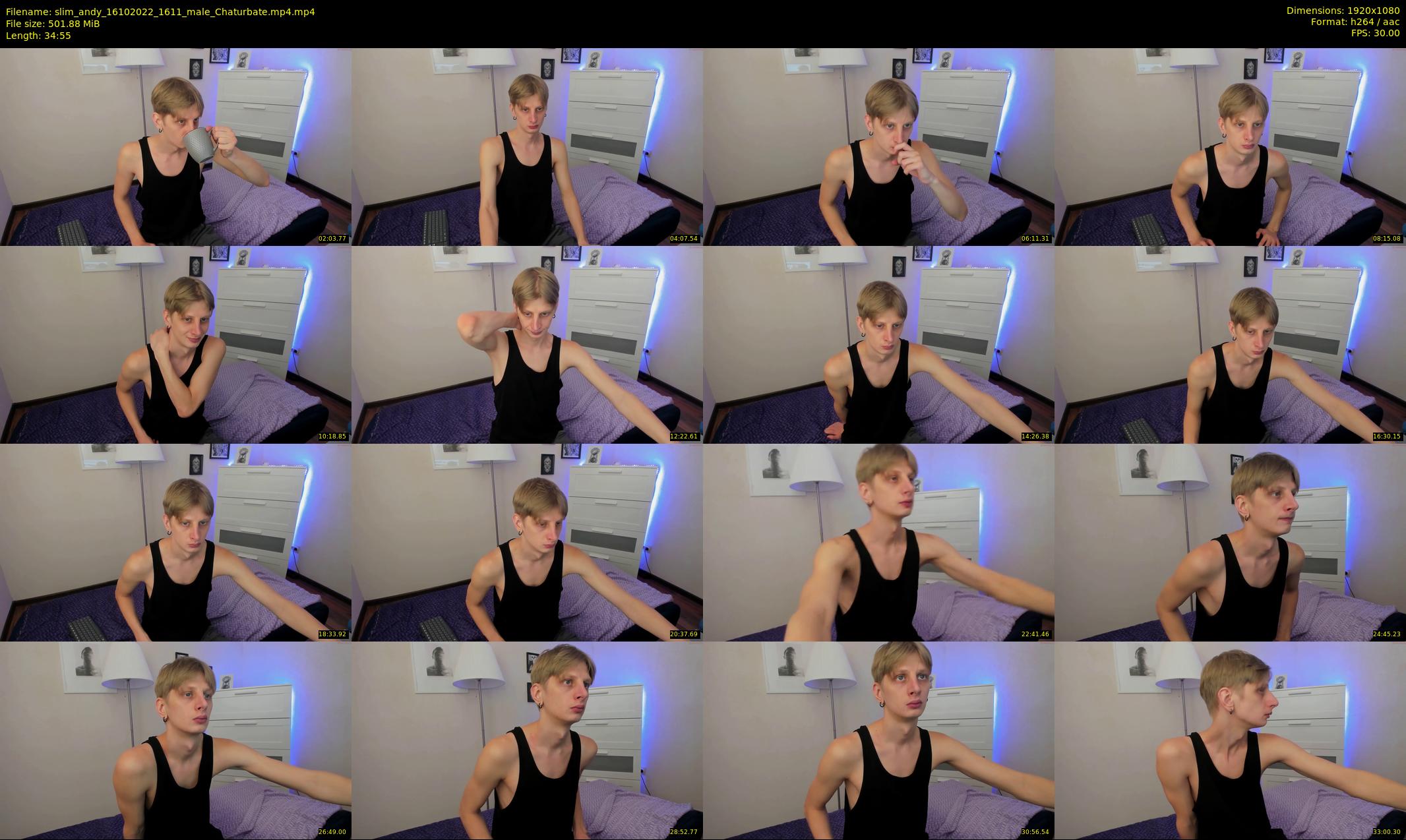 slim_andy — 35 minute Chaturbate male cam show recording, 1080p, Oct 16, 2022