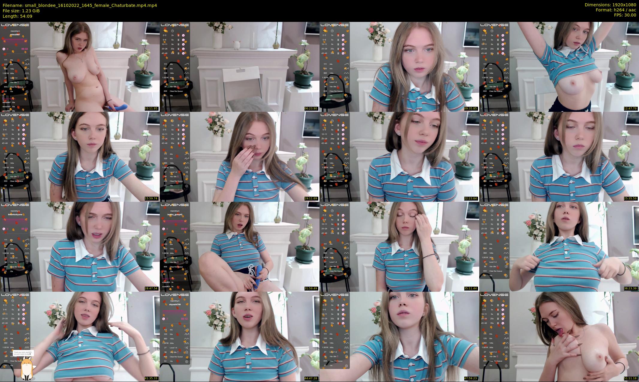 small_blondee — 55 minute Chaturbate female cam show recording, 1080p, Oct 16, 2022