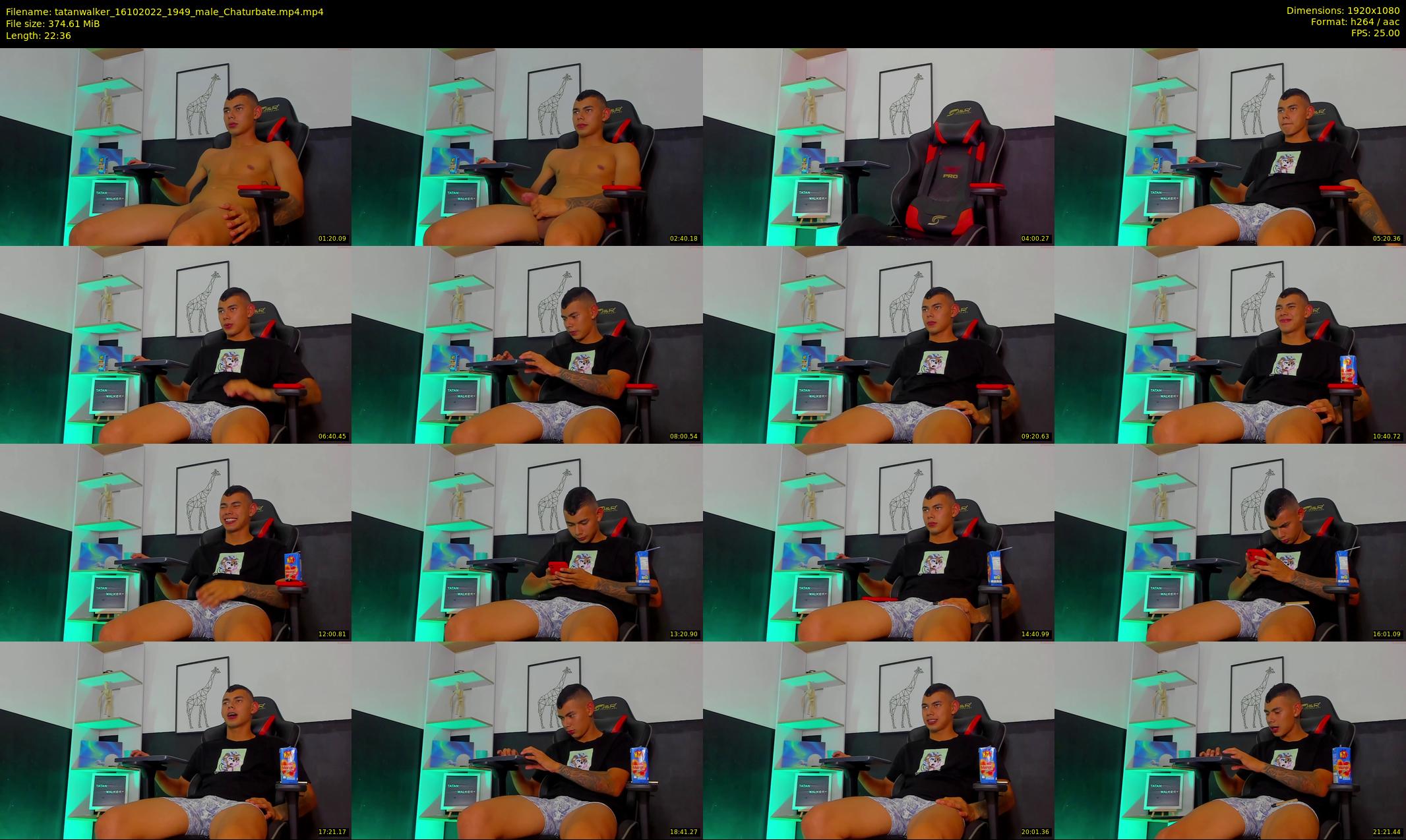 tatanwalker — 23 minute Chaturbate male cam show recording, 1080p, Oct 16, 2022