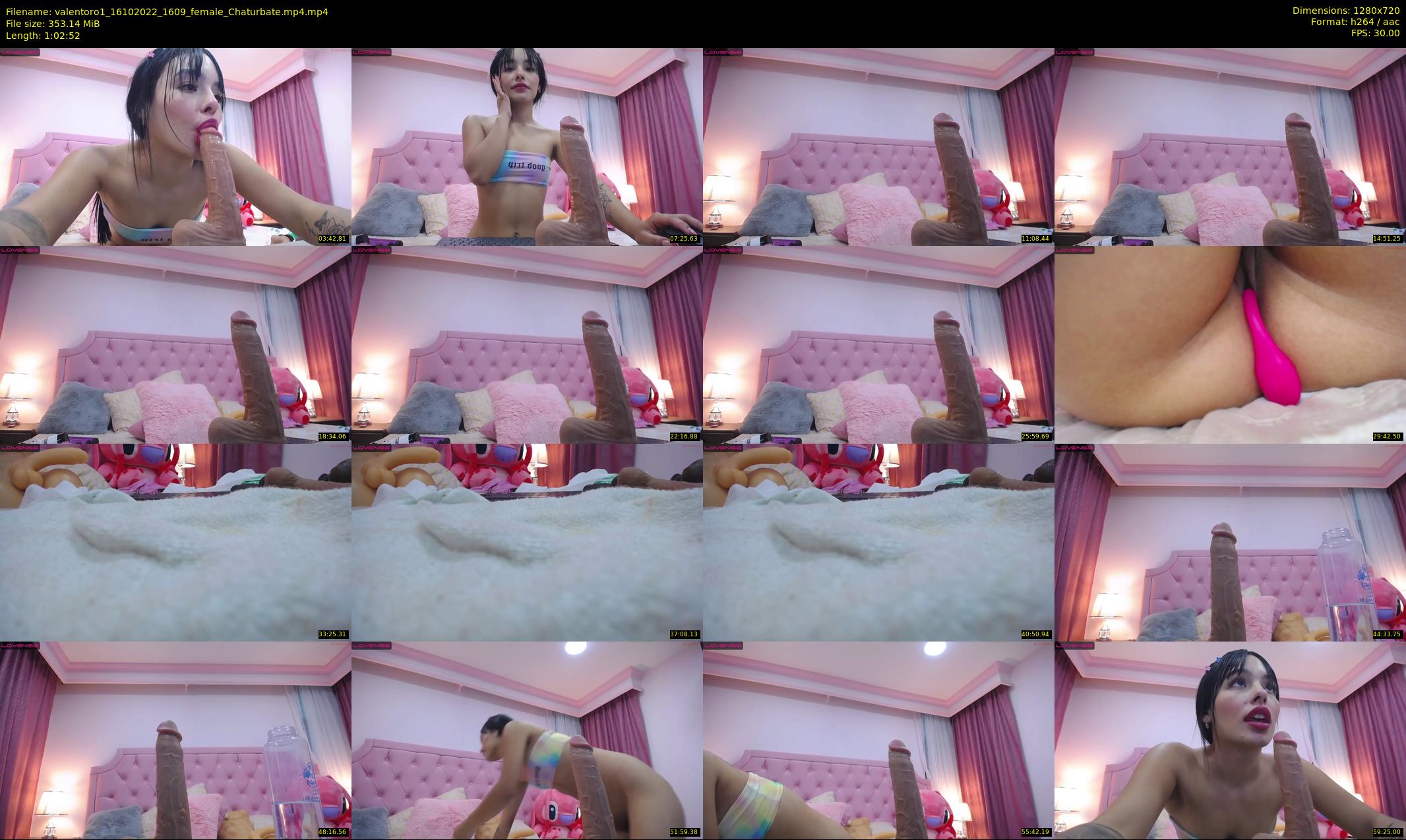 valentoro1 — 63 minute Chaturbate female cam show recording, 720p, Oct 16, 2022