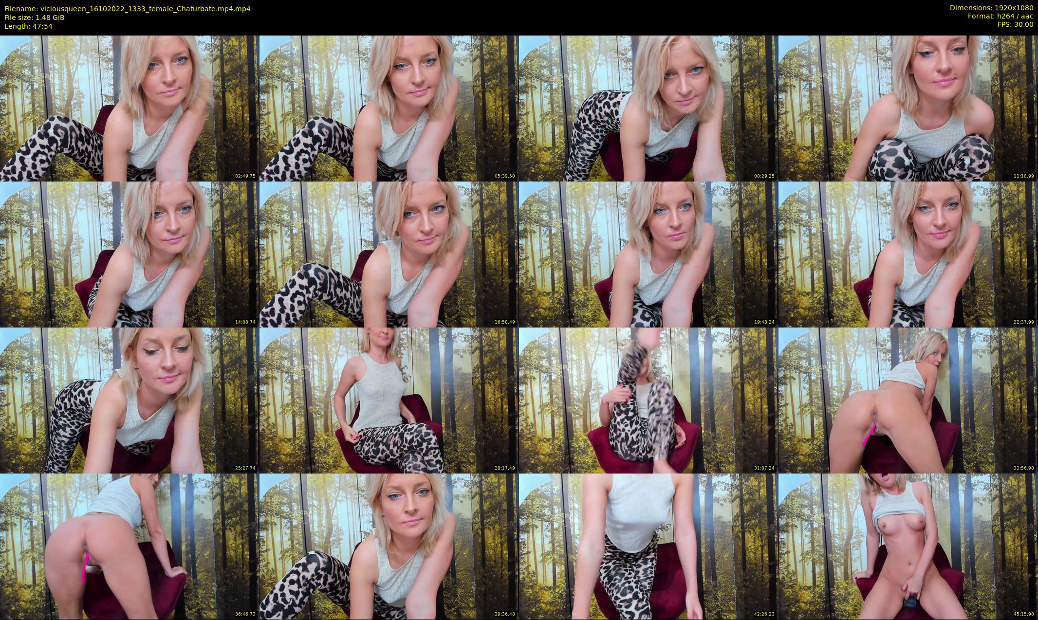viciousqueen — 48 minute Chaturbate female cam show recording, 1080p, Oct 16, 2022