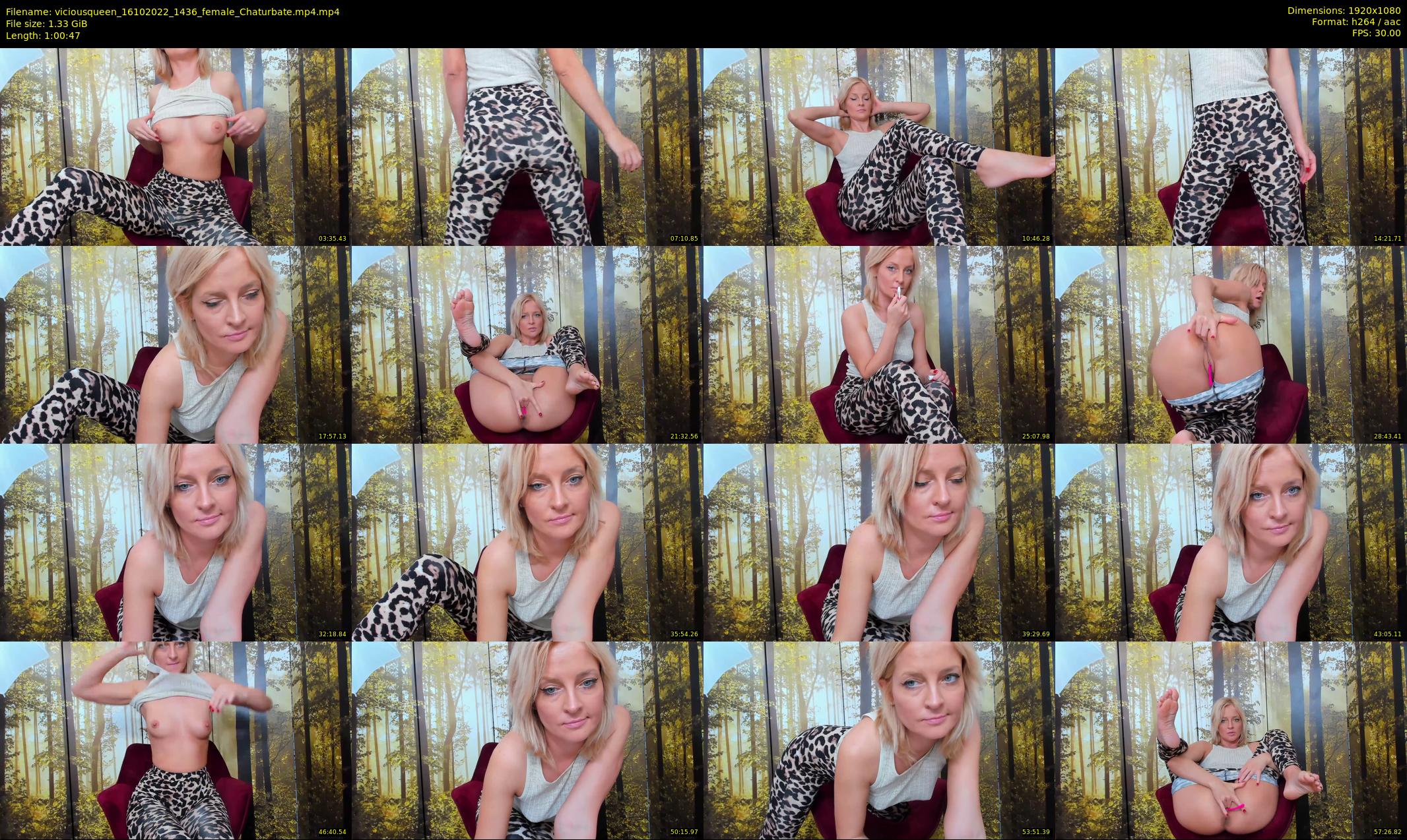 viciousqueen — 61 minute Chaturbate female cam show recording, 1080p, Oct 16, 2022