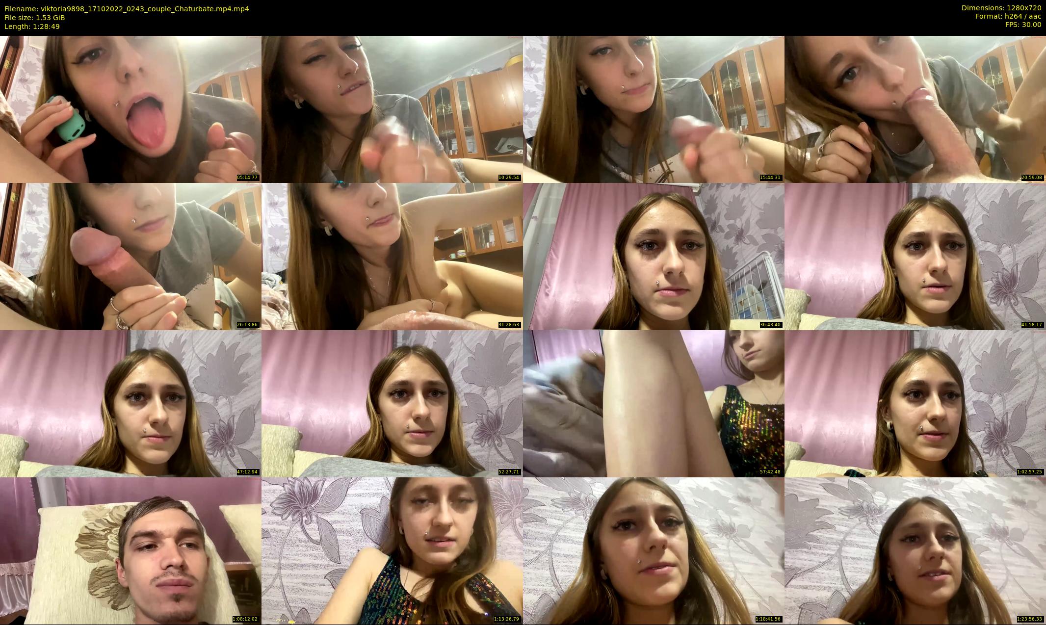 viktoria9898 — 89 minute Chaturbate couple cam show recording, 720p, Oct 17, 2022