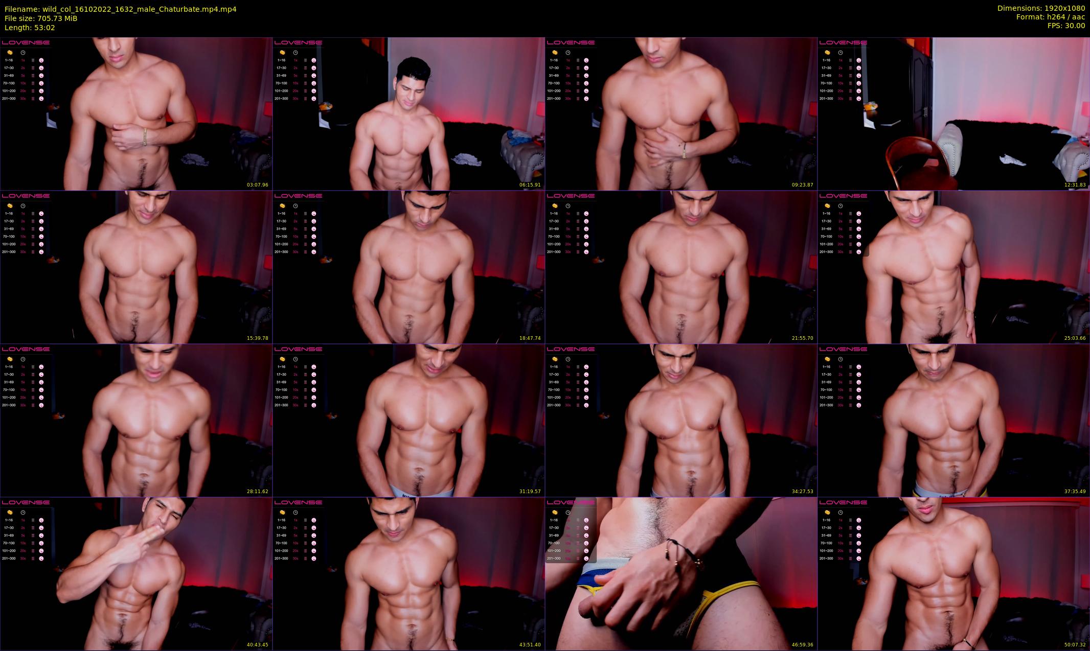 wild_col — 54 minute Chaturbate male cam show recording, 1080p, Oct 16, 2022