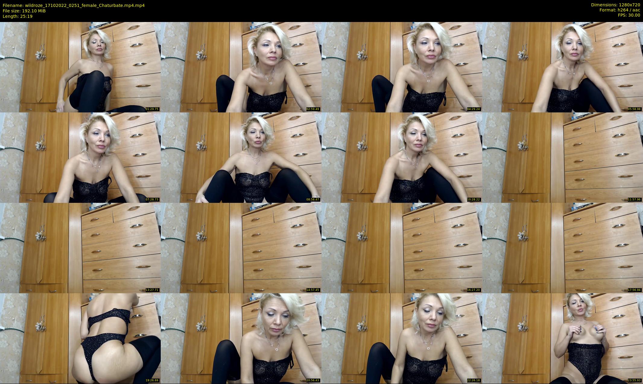 wildroze — 26 minute Chaturbate female cam show recording, 720p, Oct 17, 2022