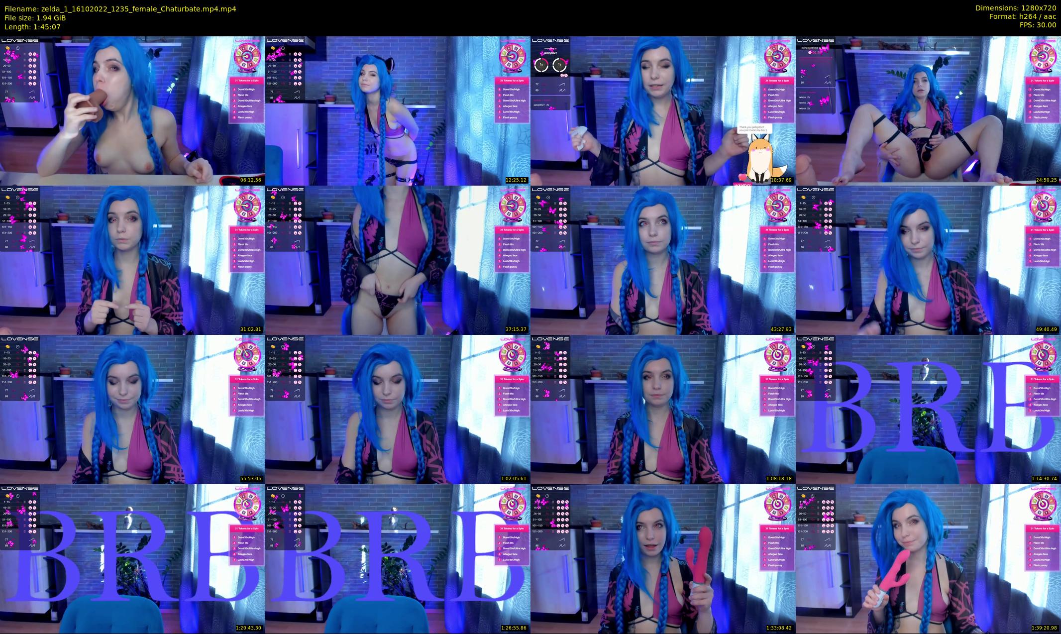 zelda_1 — 106 minute Chaturbate female cam show recording, 720p, Oct 16, 2022