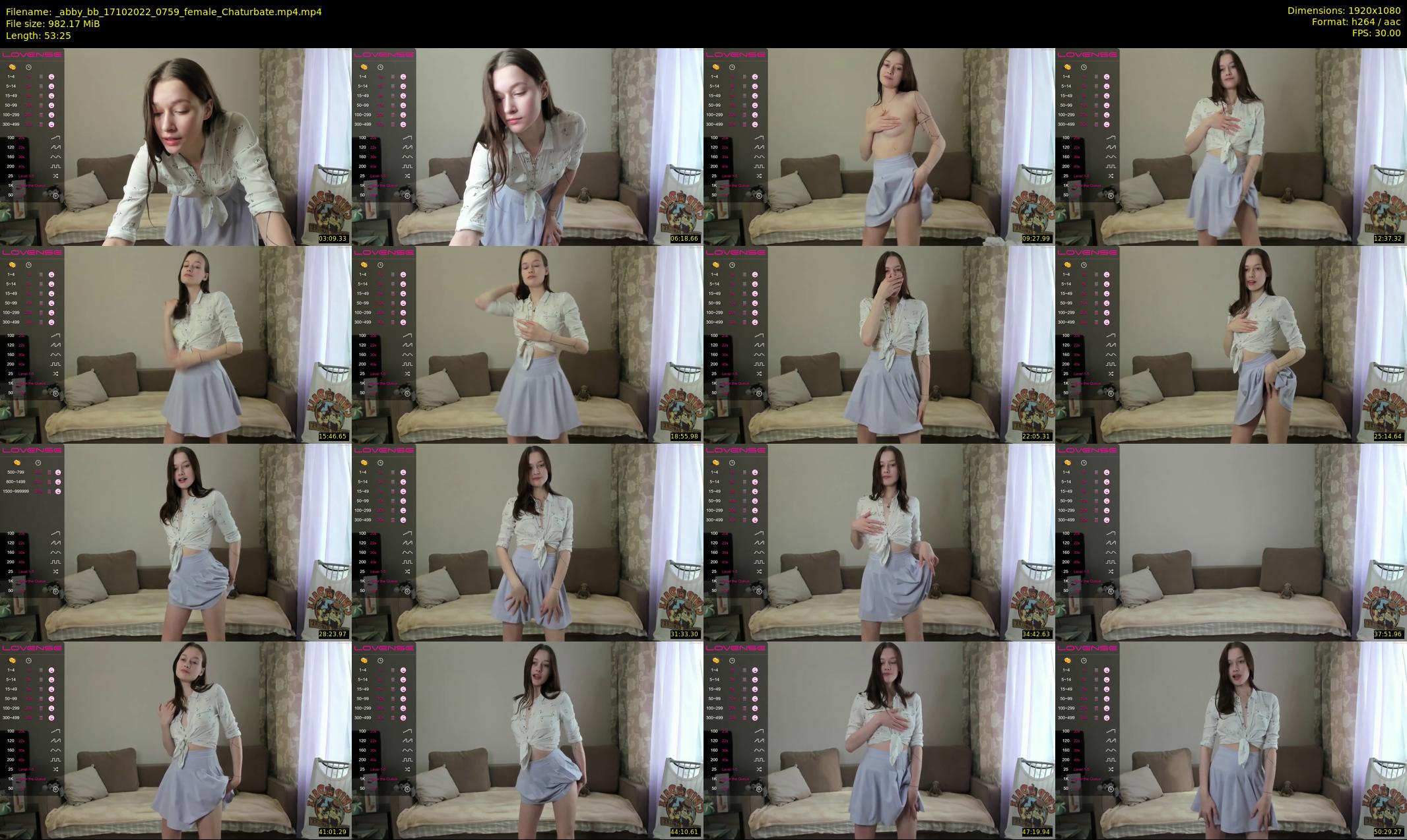 _abby_bb — 54 minute Chaturbate female cam show recording, 1080p, Oct 17, 2022