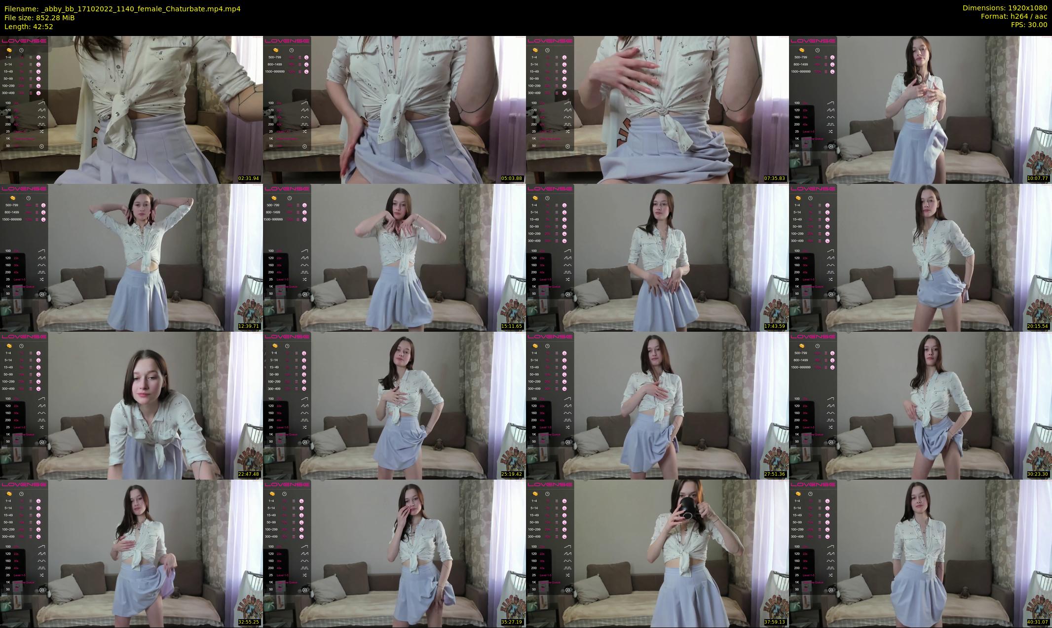 _abby_bb — 43 minute Chaturbate female cam show recording, 1080p, Oct 17, 2022