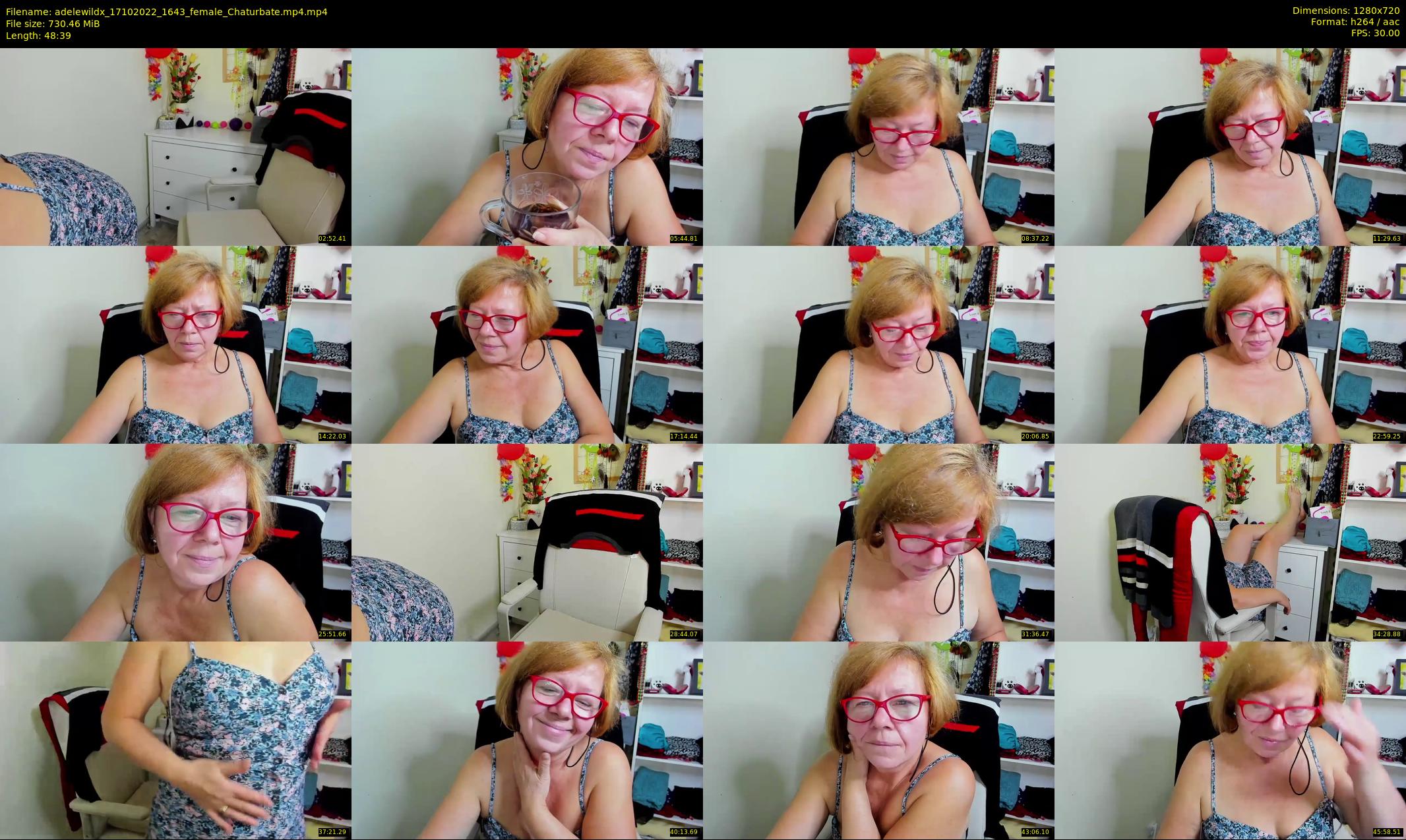 adelewildx — 49 minute Chaturbate female cam show recording, 720p, Oct 17, 2022