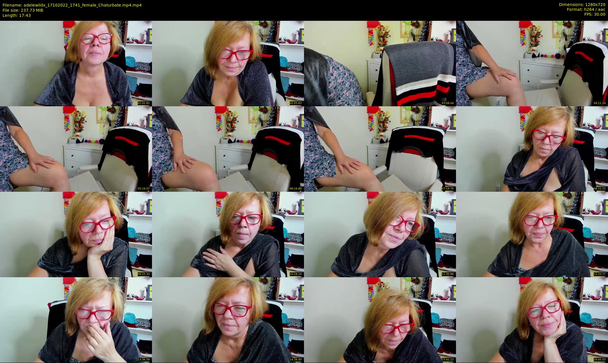 adelewildx — 18 minute Chaturbate female cam show recording, 720p, Oct 17, 2022