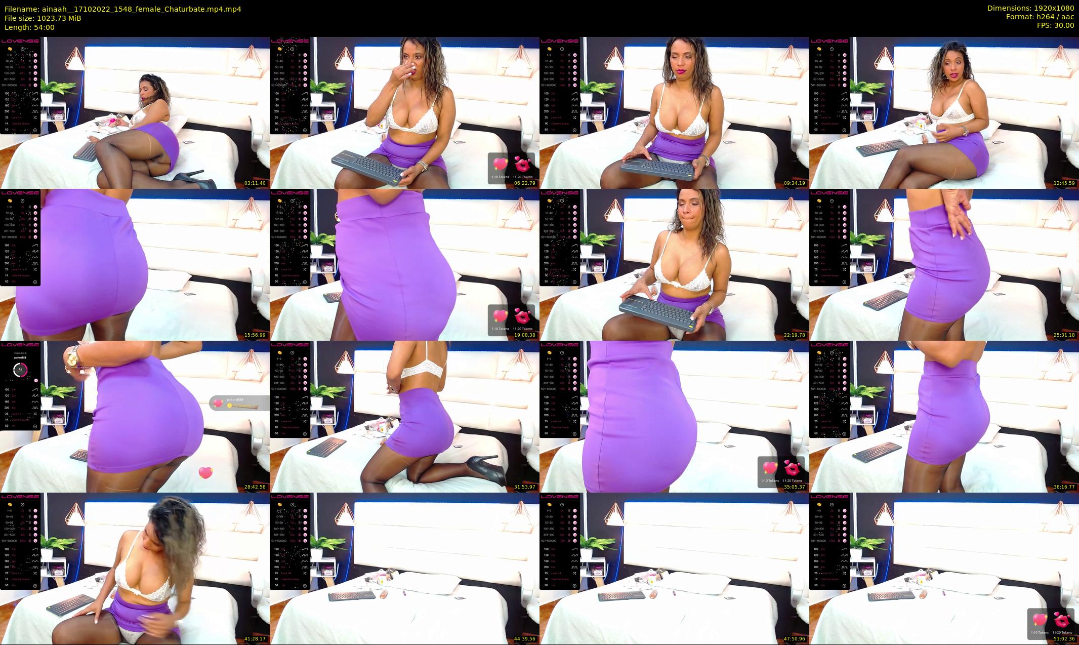 ainaah_ — 54 minute Chaturbate female cam show recording, 1080p, Oct 17, 2022