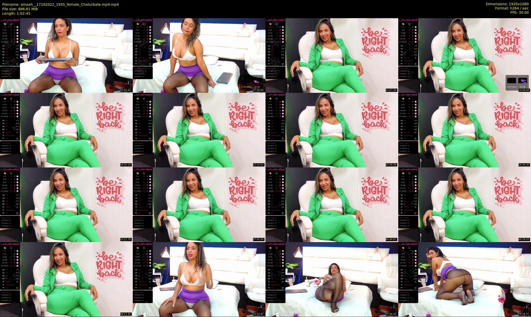 ainaah_ — 63 minute Chaturbate female cam show recording, 1080p, Oct 17, 2022