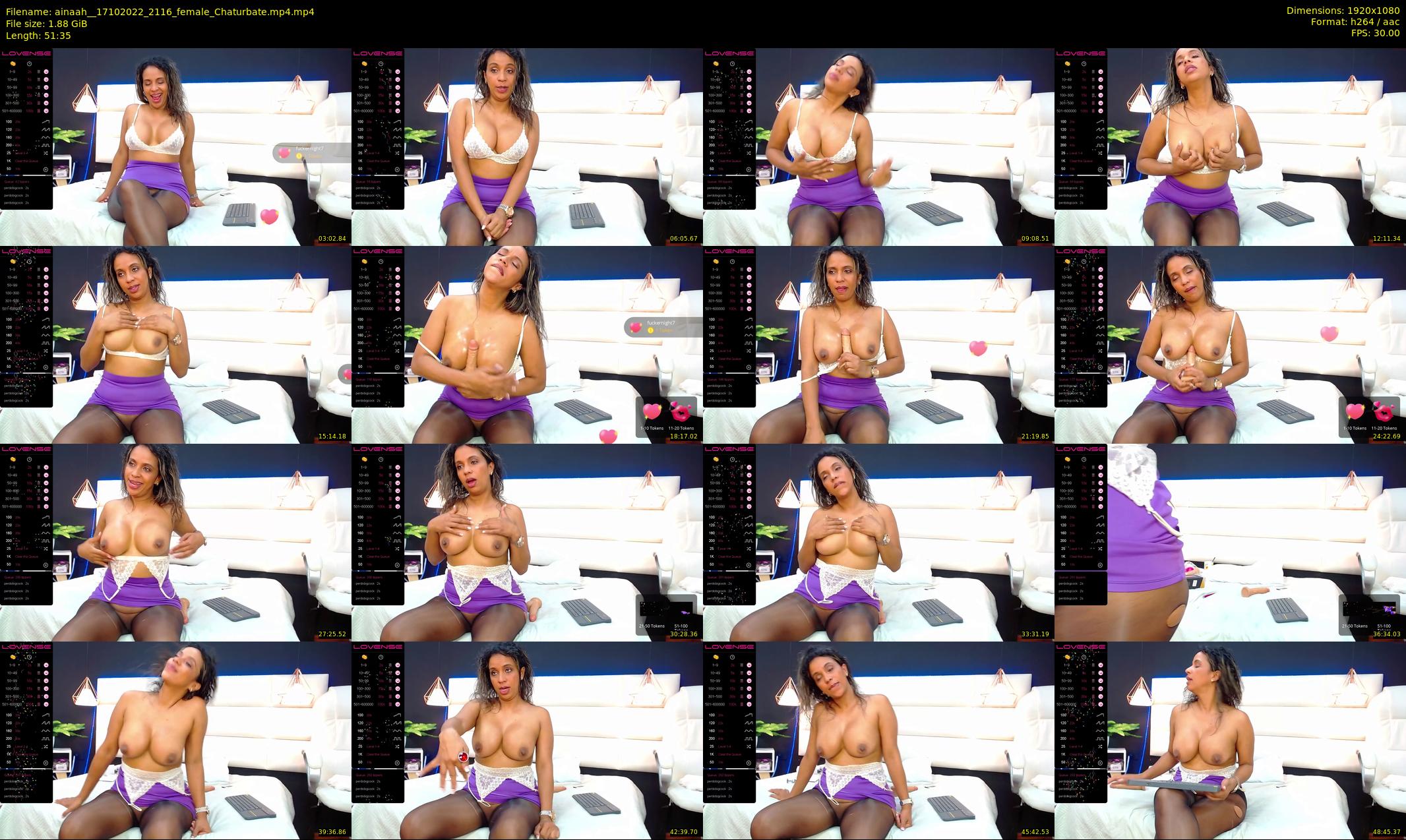ainaah_ — 52 minute Chaturbate female cam show recording, 1080p, Oct 17, 2022