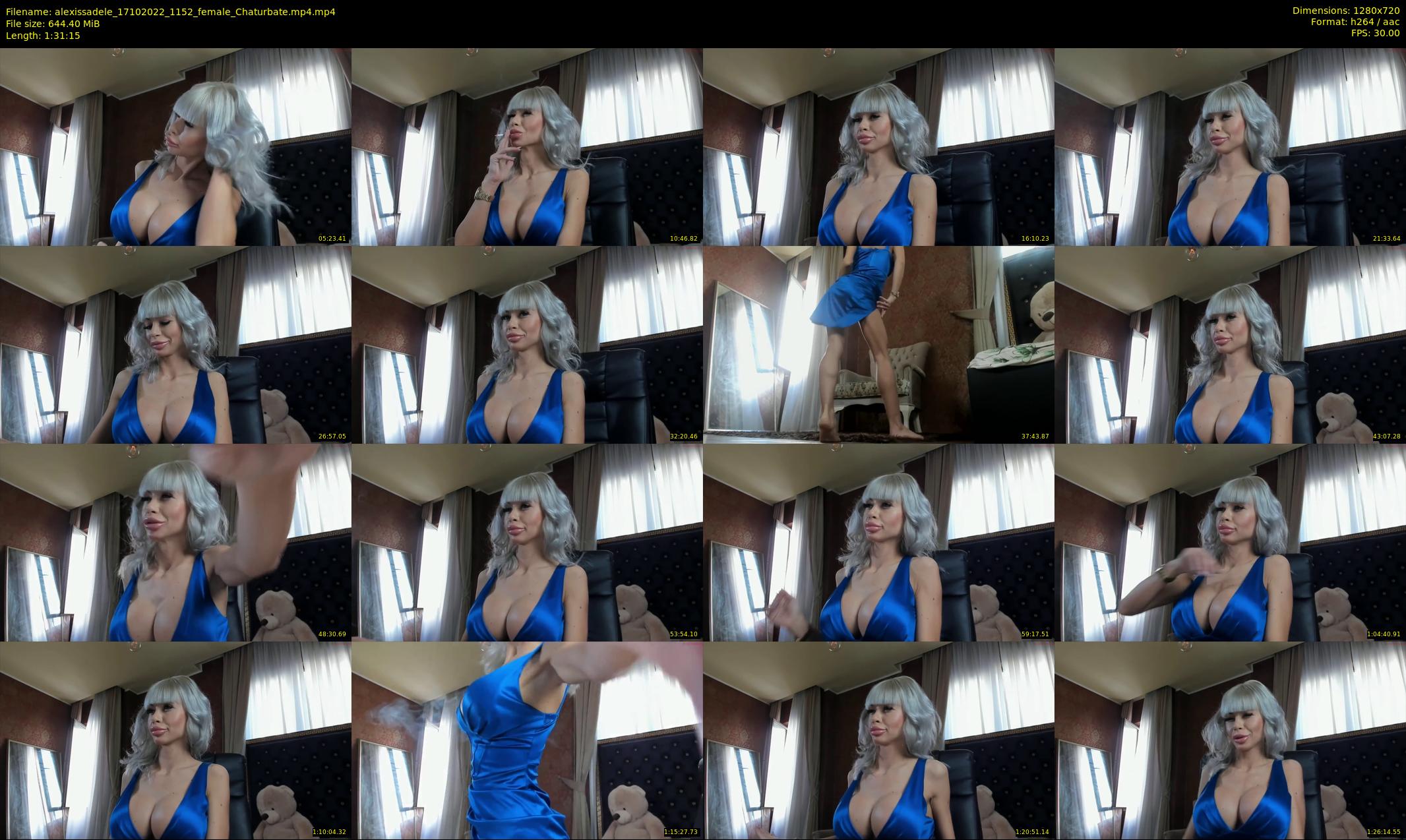 alexissadele — 92 minute Chaturbate female cam show recording, 720p, Oct 17, 2022