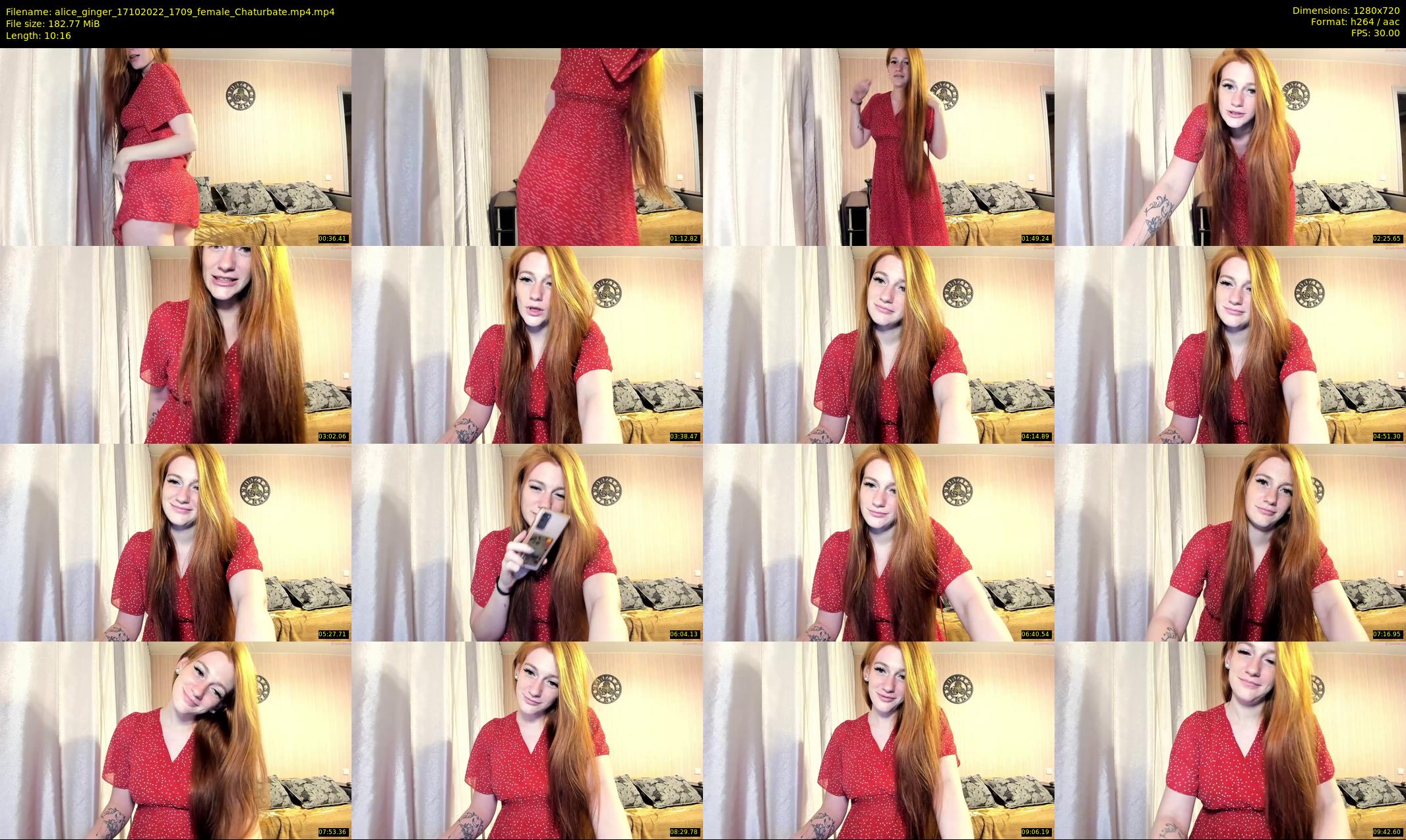 alice_ginger — 11 minute Chaturbate female cam show recording, 720p, Oct 17, 2022