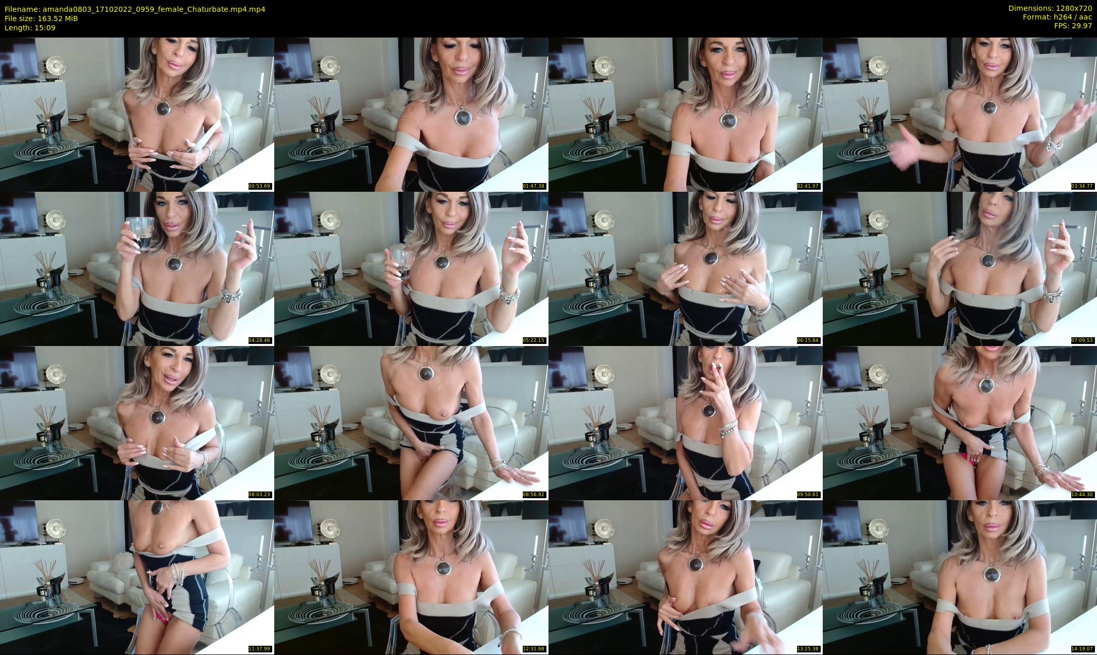amanda0803 — 16 minute Chaturbate female cam show recording, 720p, Oct 17, 2022