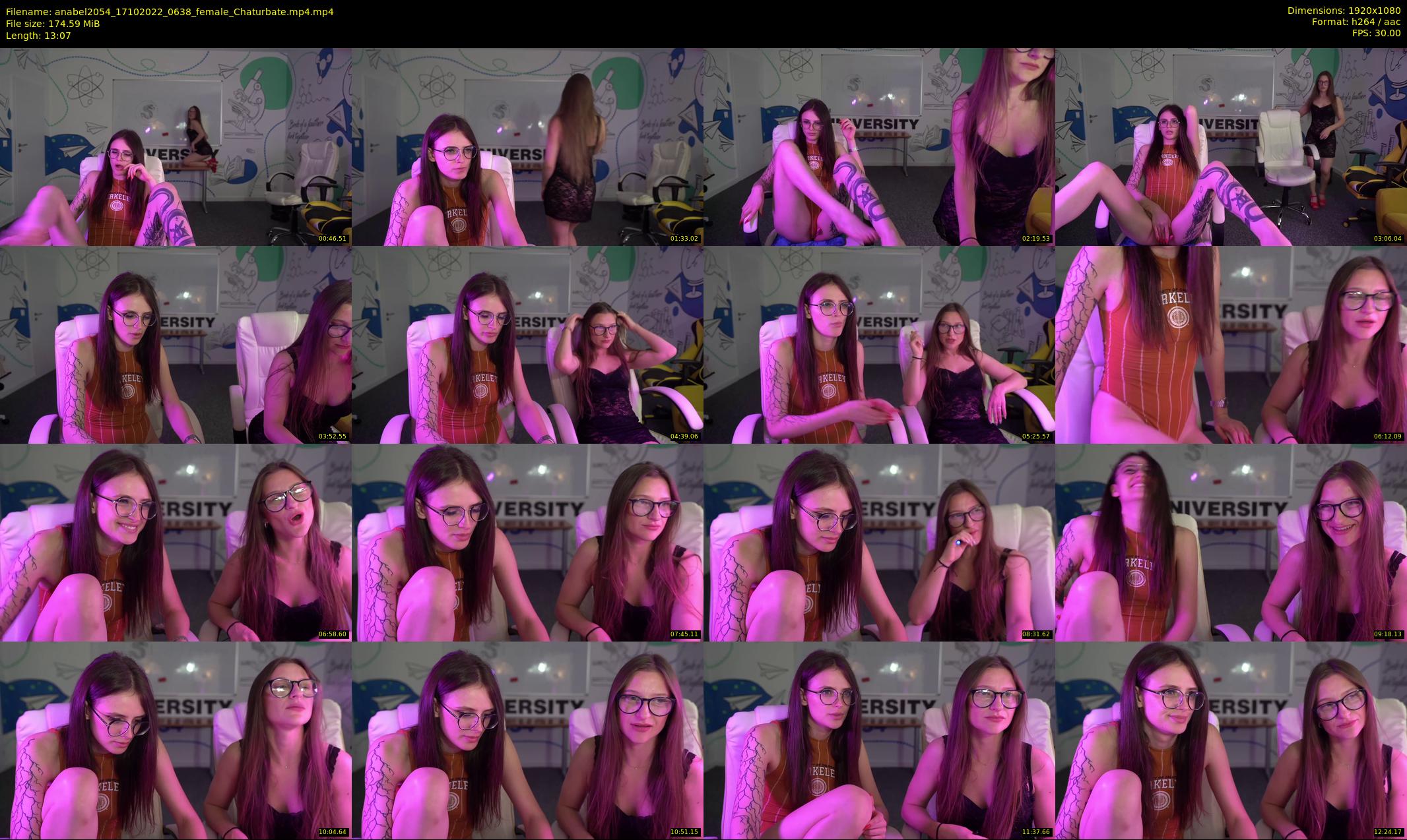 anabel2054 — 14 minute Chaturbate female cam show recording, 1080p, Oct 17, 2022
