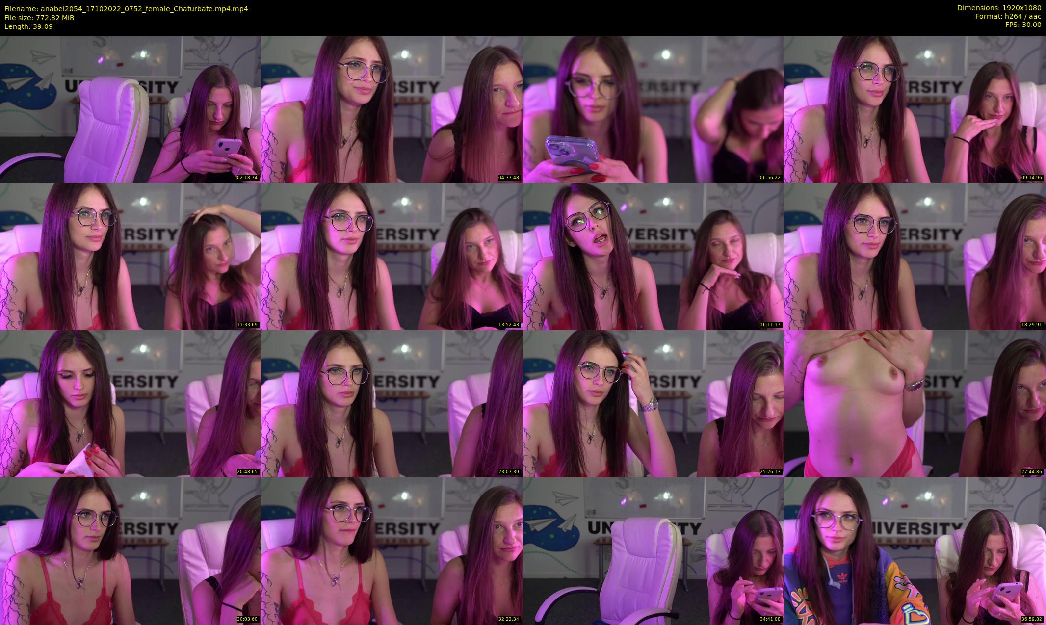 anabel2054 — 40 minute Chaturbate female cam show recording, 1080p, Oct 17, 2022