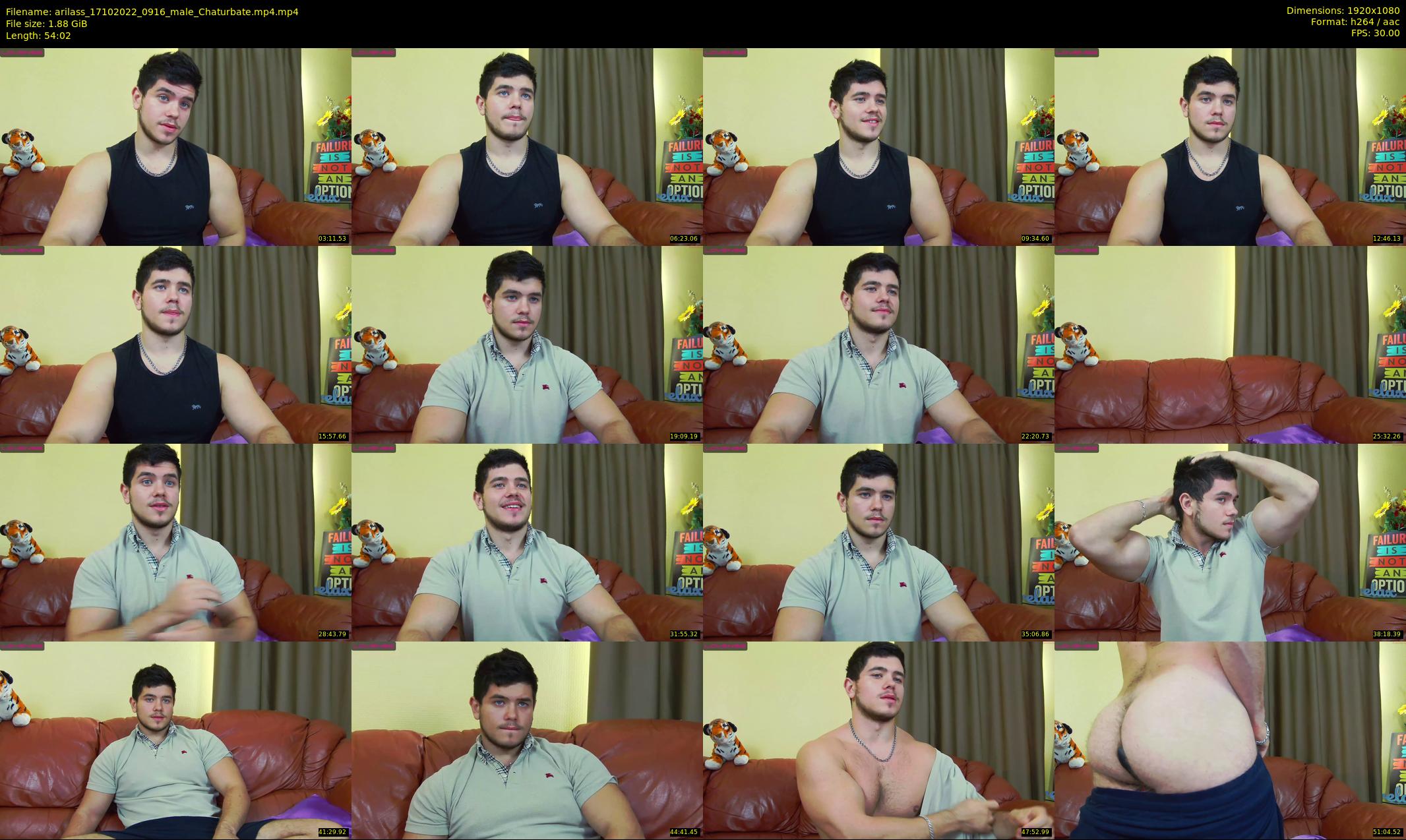 arilass — 55 minute Chaturbate male cam show recording, 1080p, Oct 17, 2022