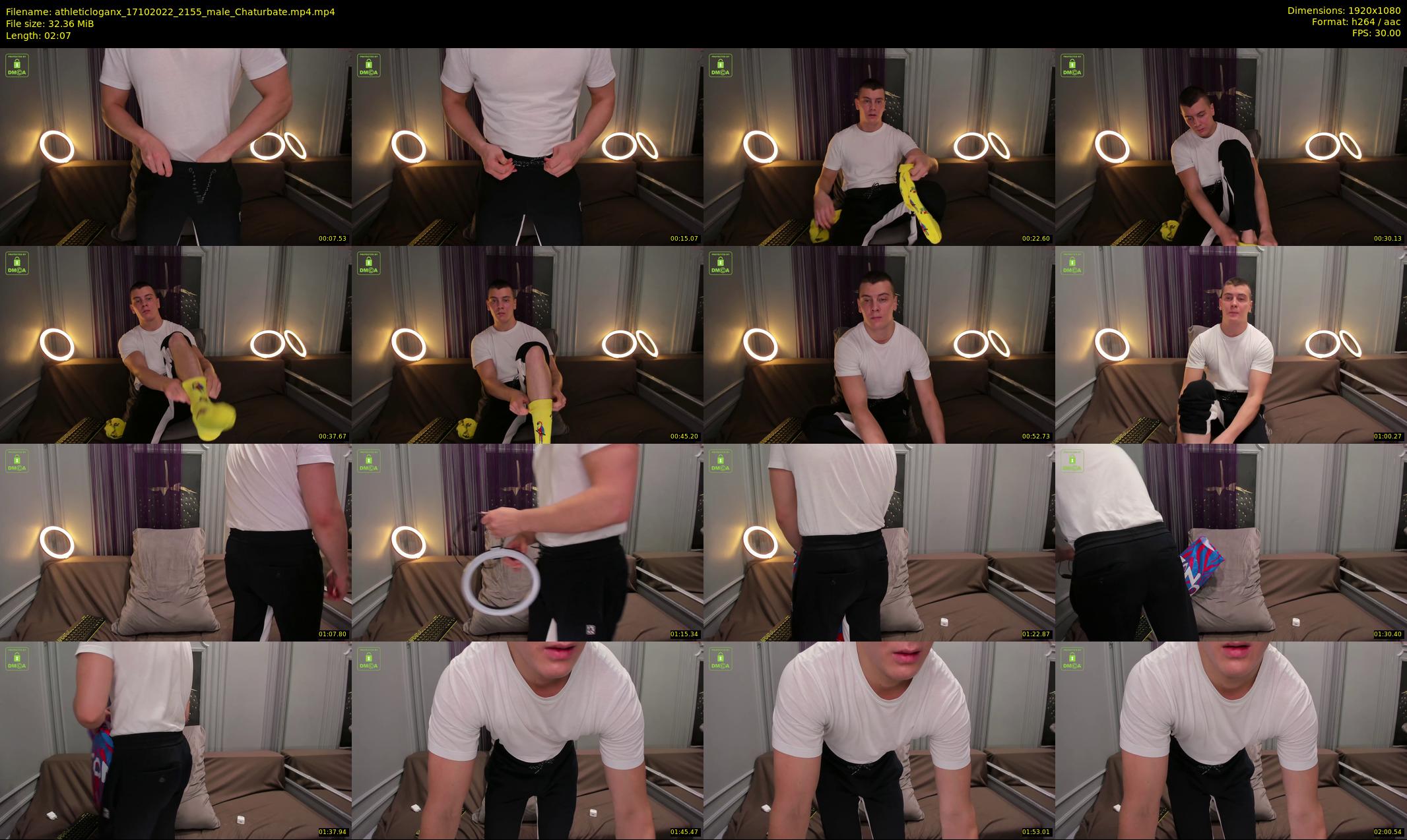 athleticloganx — 3 minute Chaturbate male cam show recording, 1080p, Oct 17, 2022