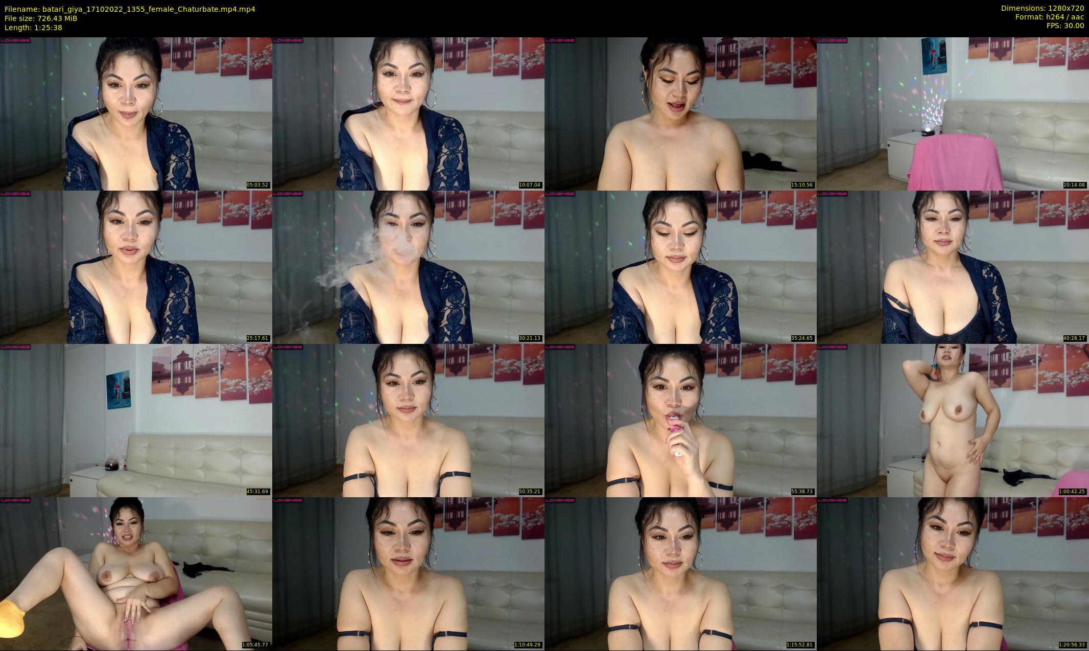batari_giya — 86 minute Chaturbate female cam show recording, 720p, Oct 17, 2022