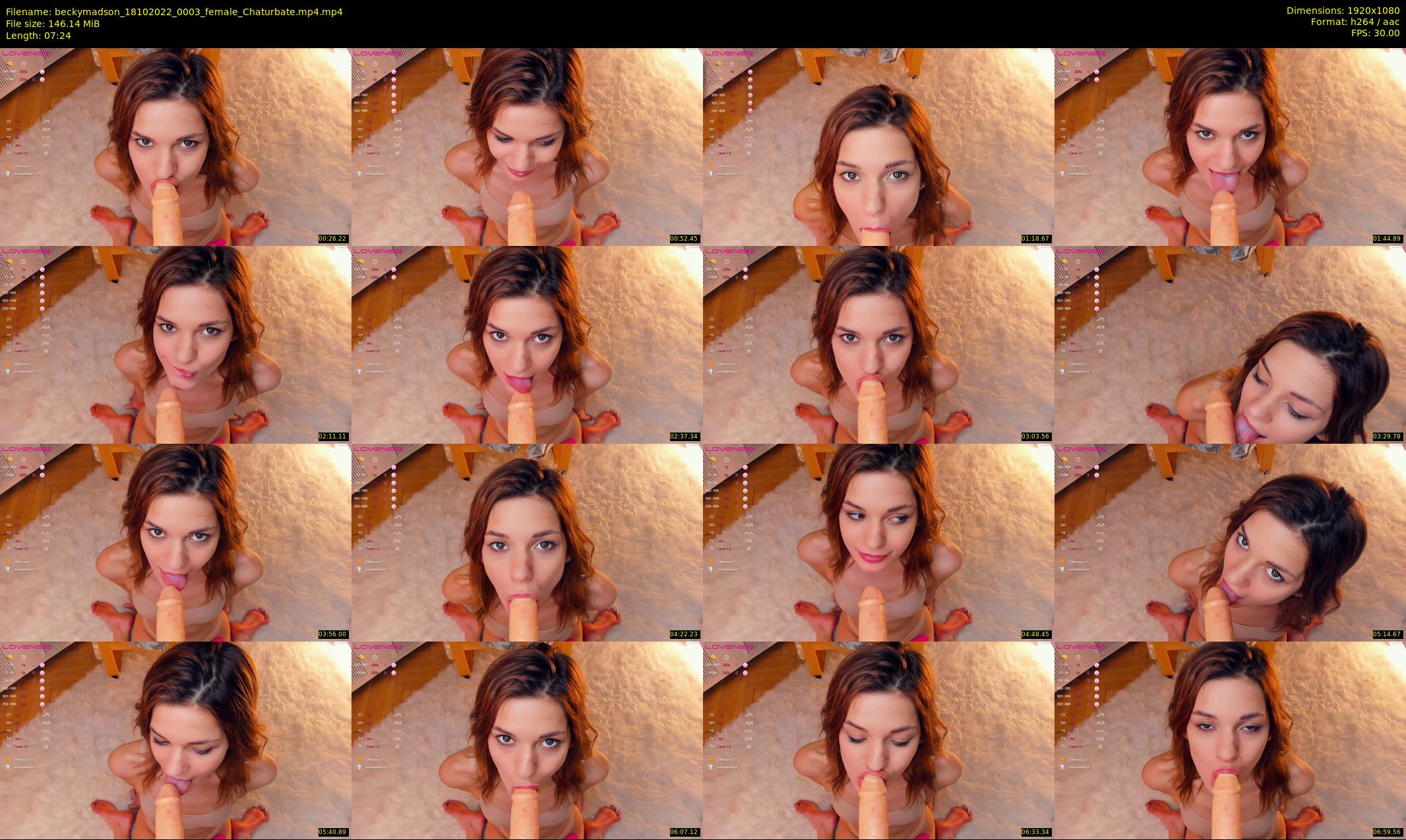 beckymadson — 8 minute Chaturbate female cam show recording, 1080p, Oct 18, 2022