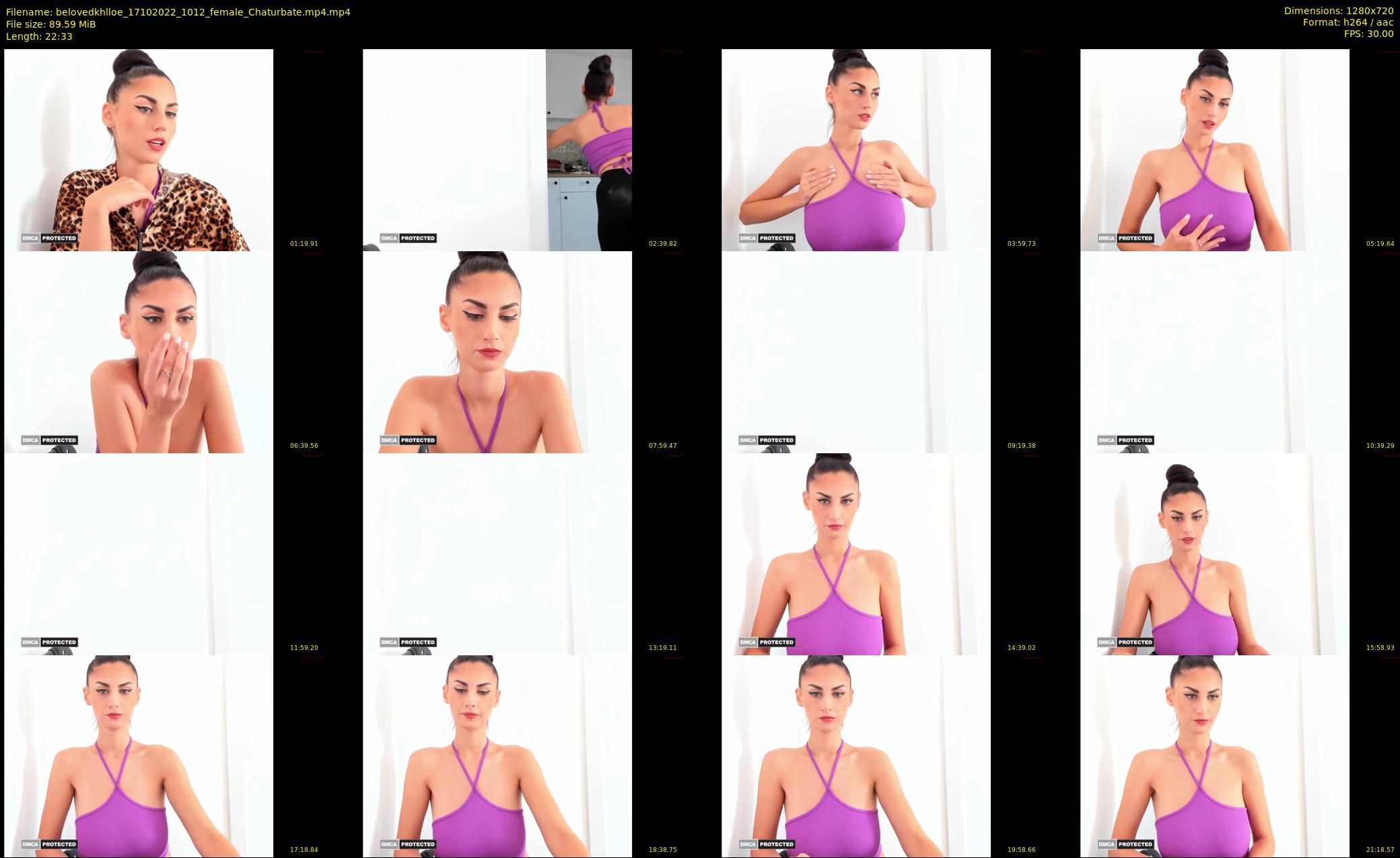 belovedkhlloe — 23 minute Chaturbate female cam show recording, 720p, Oct 17, 2022