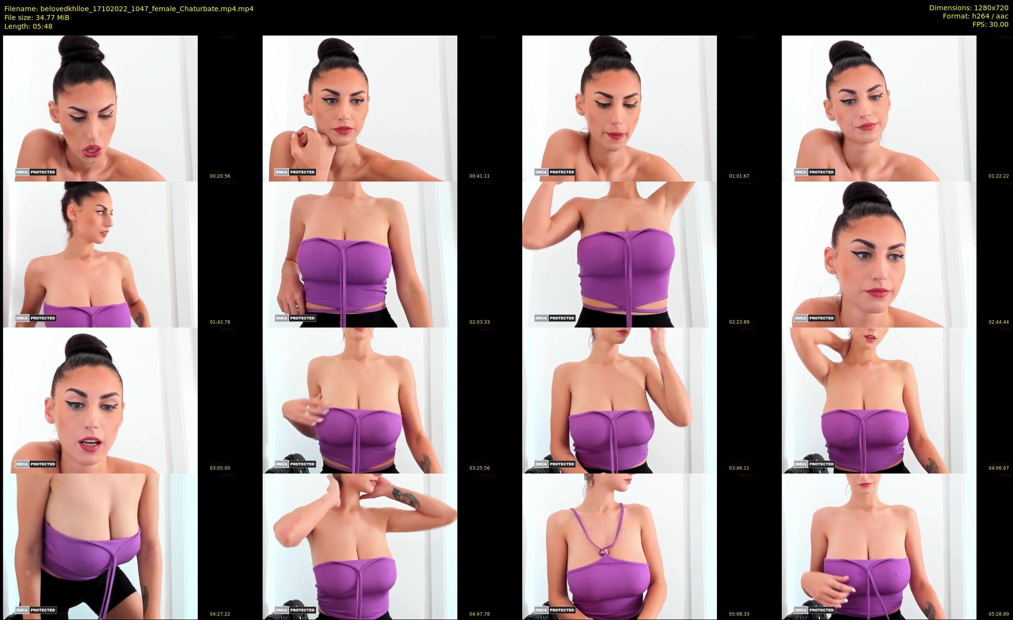 belovedkhlloe — 6 minute Chaturbate female cam show recording, 720p, Oct 17, 2022