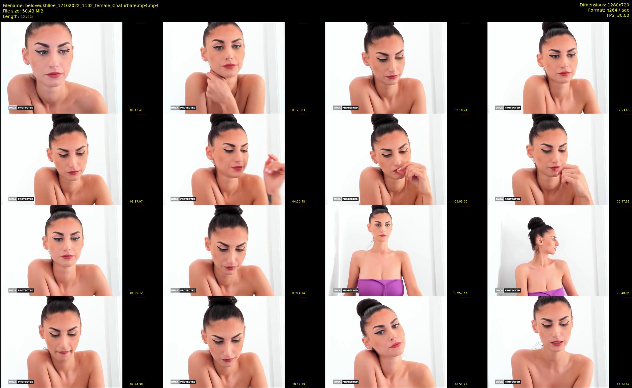 belovedkhlloe — 13 minute Chaturbate female cam show recording, 720p, Oct 17, 2022