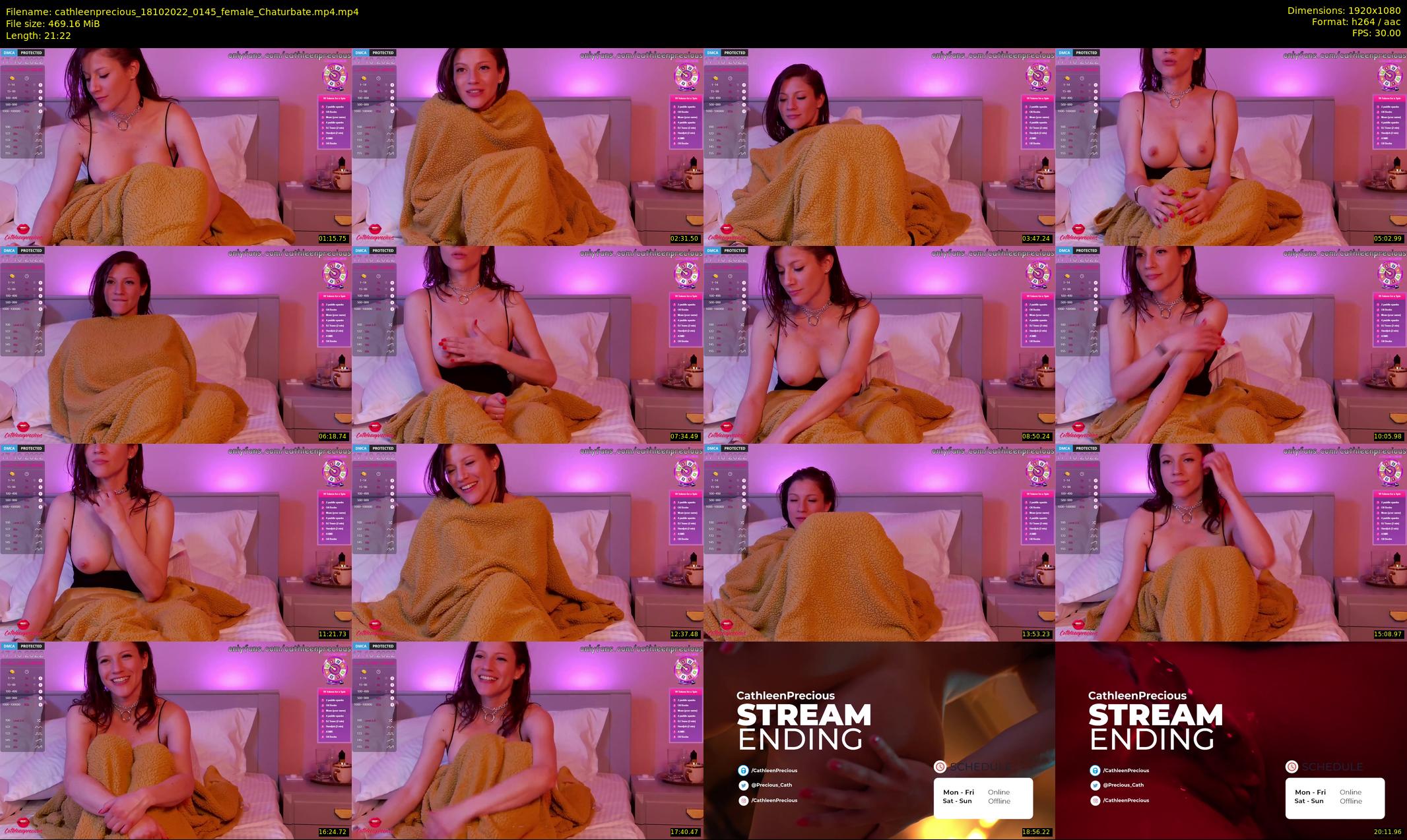cathleenprecious — 22 minute Chaturbate female cam show recording, 1080p, Oct 18, 2022