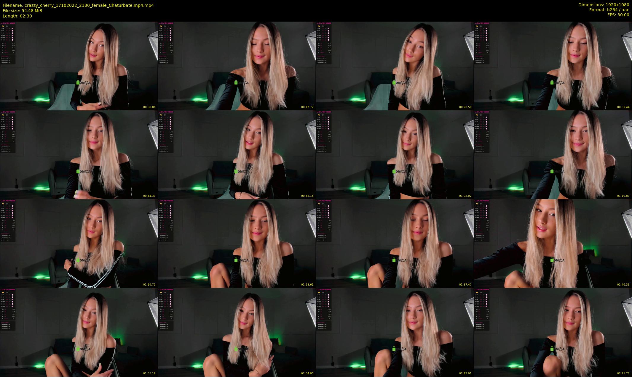 crazzy_cherry — 3 minute Chaturbate female cam show recording, 1080p, Oct 17, 2022