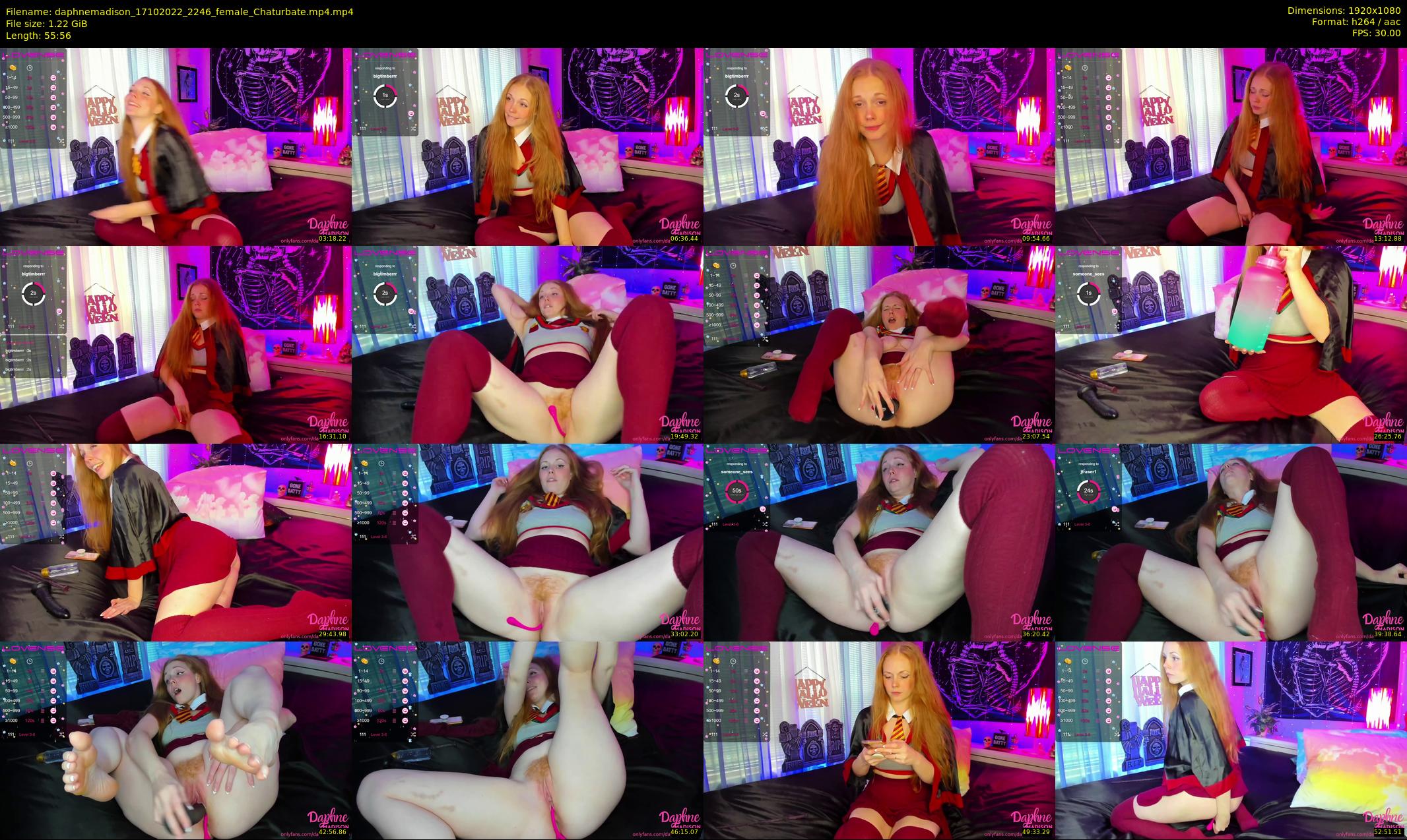 daphnemadison — 56 minute Chaturbate couple cam show recording, 1080p, Oct 17, 2022