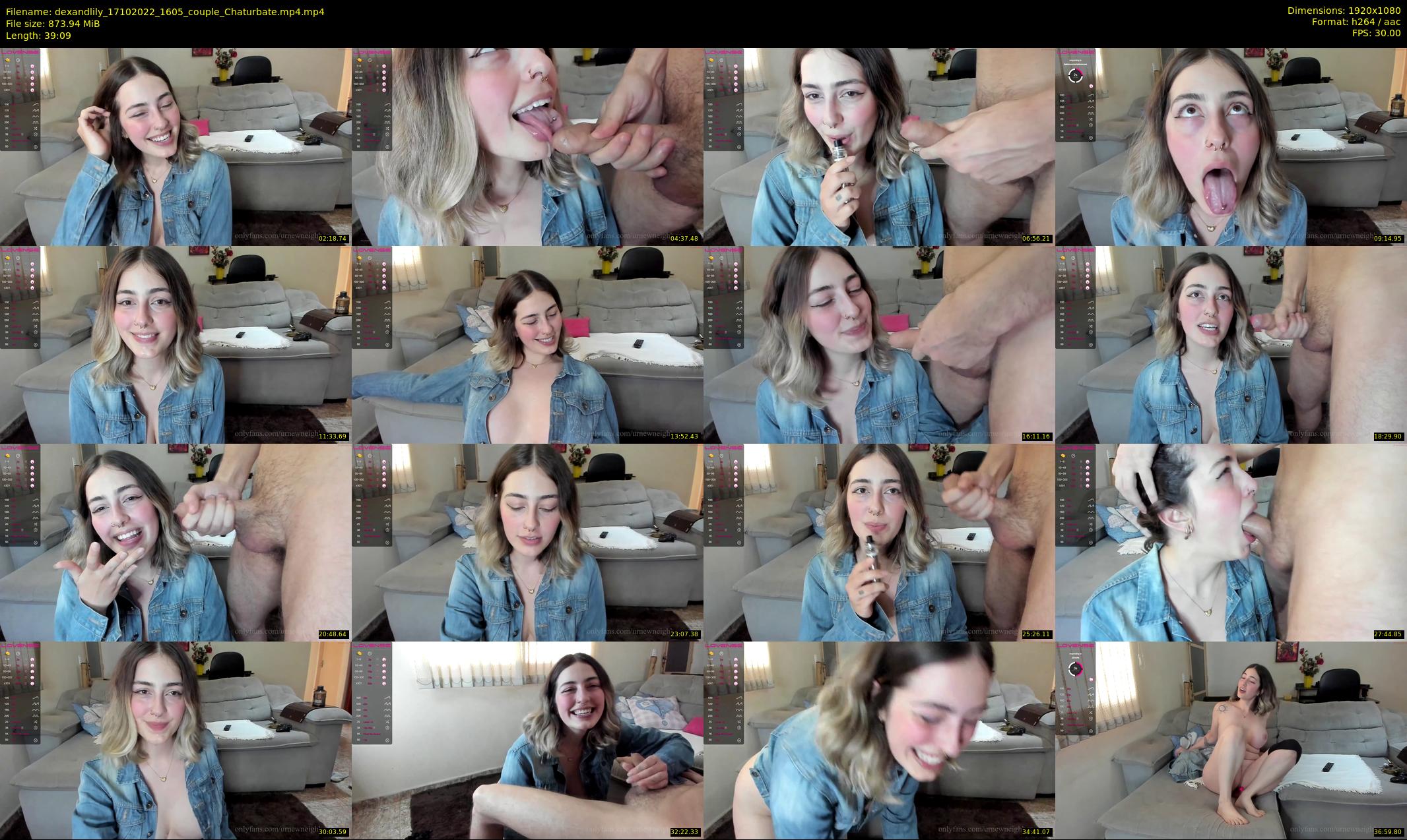dexandlily — 40 minute Chaturbate couple cam show recording, 1080p, Oct 17, 2022