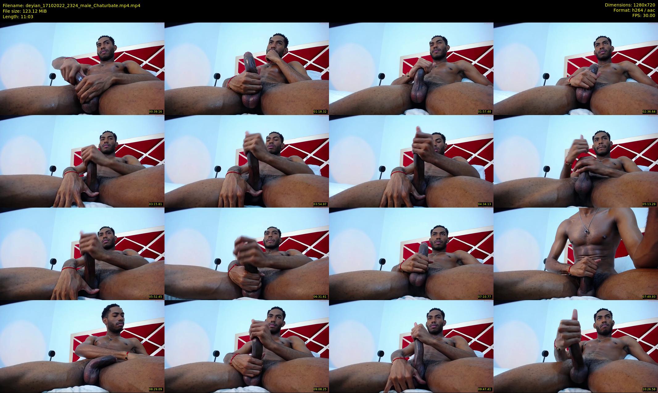 deyian — 12 minute Chaturbate male cam show recording, 720p, Oct 17, 2022