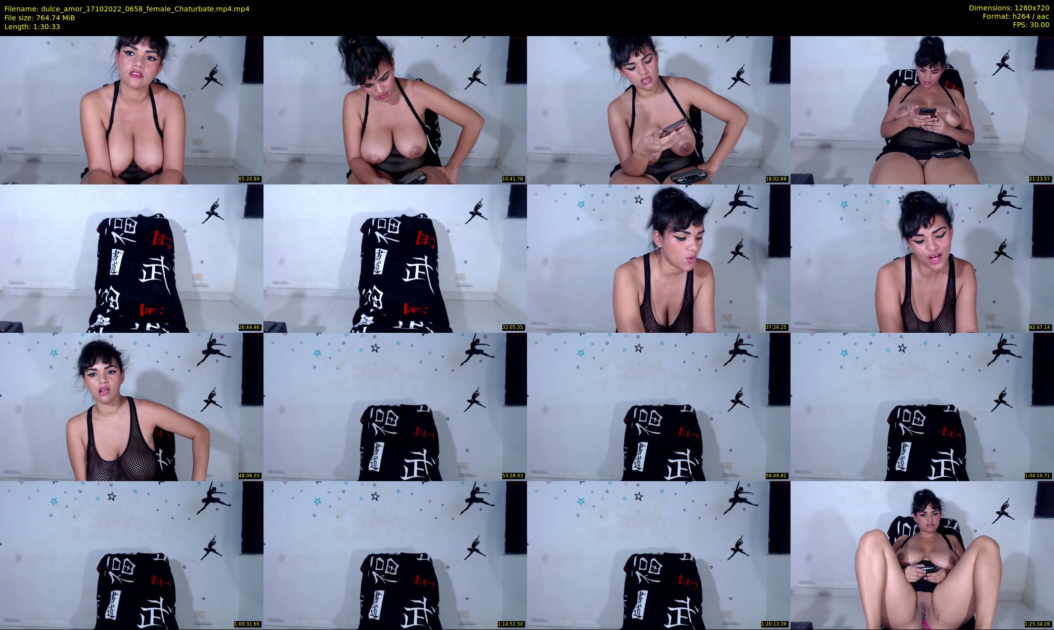 dulce_amor — 91 minute Chaturbate female cam show recording, 720p, Oct 17, 2022
