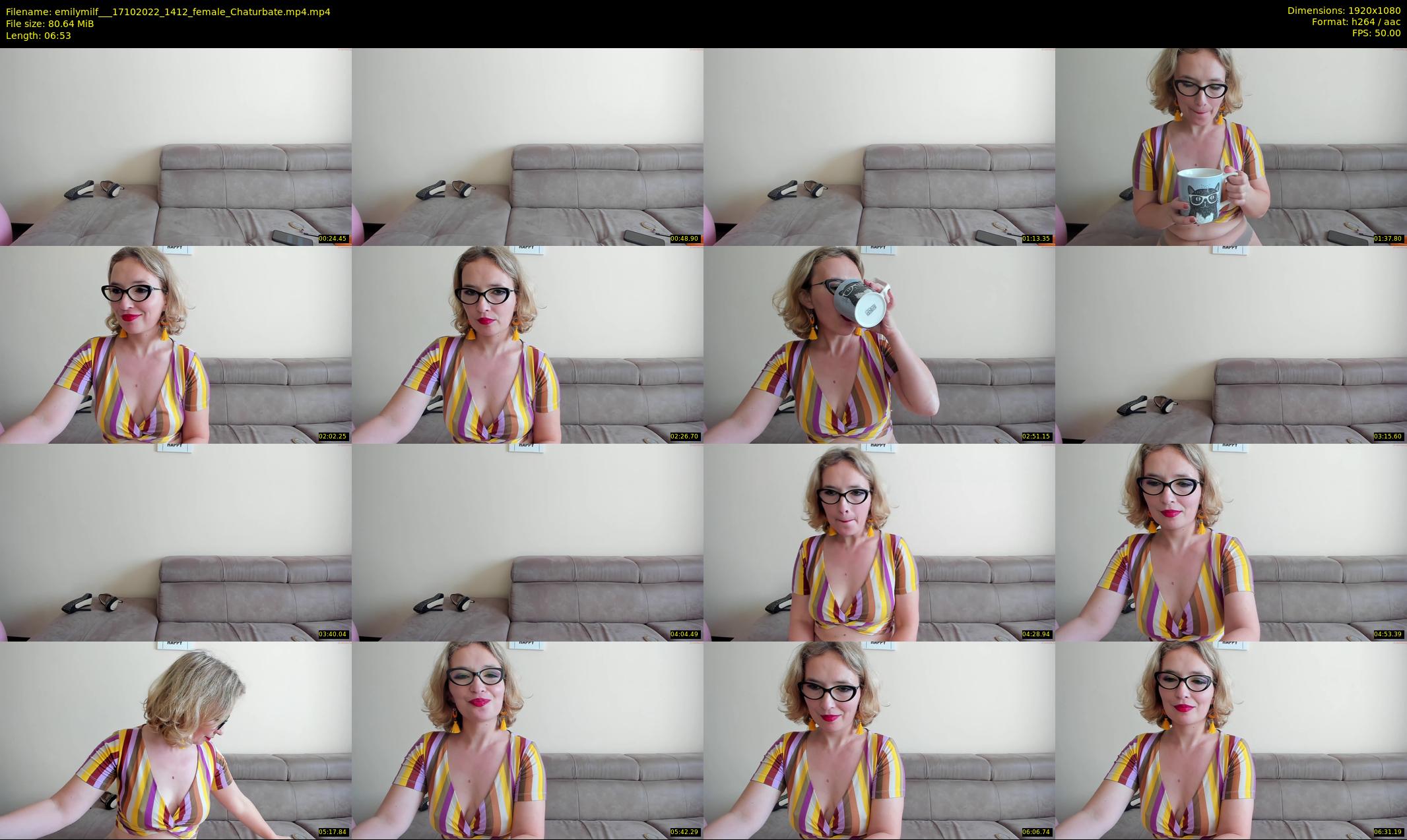 emilymilf__ — 7 minute Chaturbate female cam show recording, 1080p, Oct 17, 2022