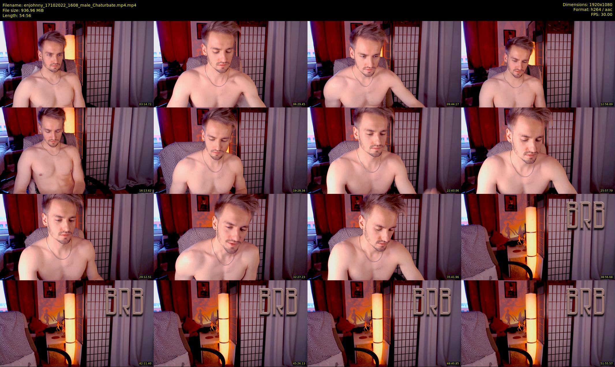enjohnny — 55 minute Chaturbate male cam show recording, 1080p, Oct 17, 2022