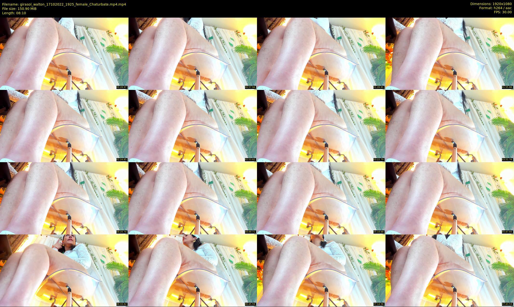 girasol_walton — 9 minute Chaturbate female cam show recording, 1080p, Oct 17, 2022