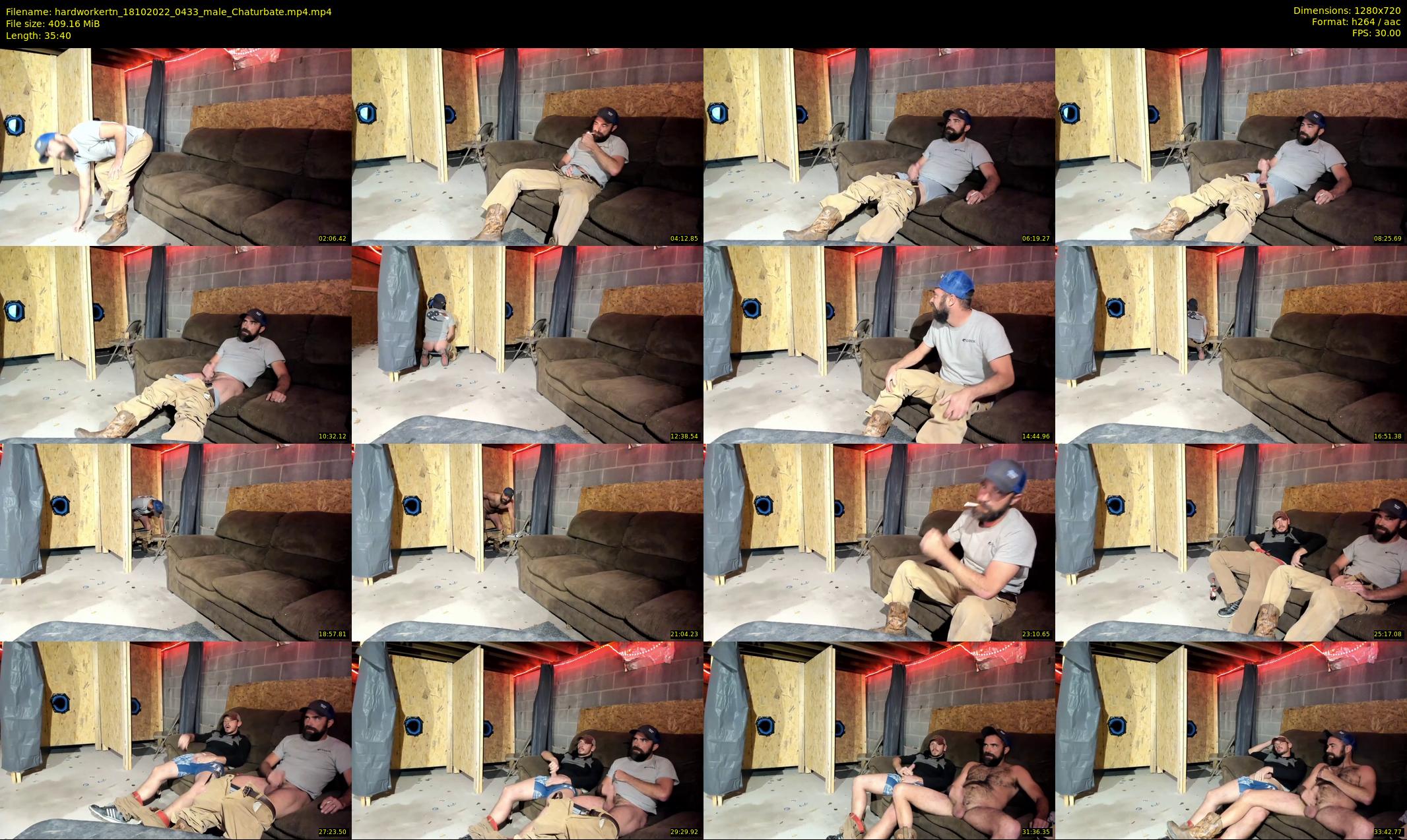 hardworkertn — 36 minute Chaturbate male cam show recording, 720p, Oct 18, 2022