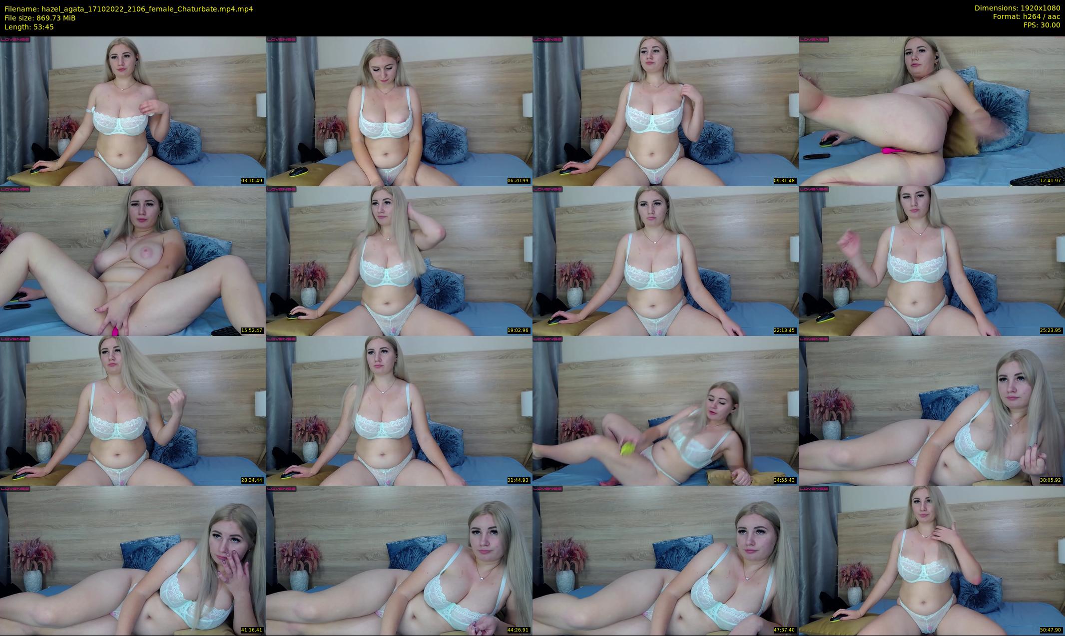 hazel_agata — 54 minute Chaturbate female cam show recording, 1080p, Oct 17, 2022