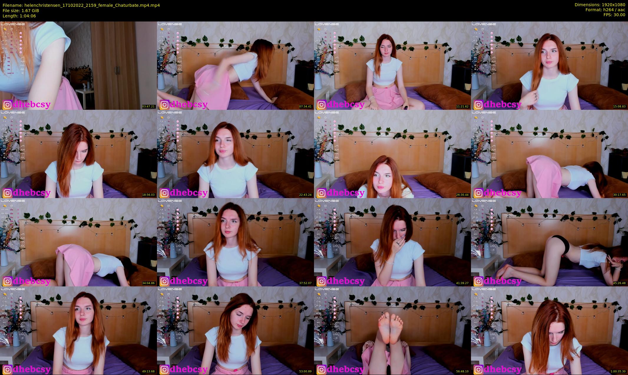 helenchristensen — 65 minute Chaturbate female cam show recording, 1080p, Oct 17, 2022