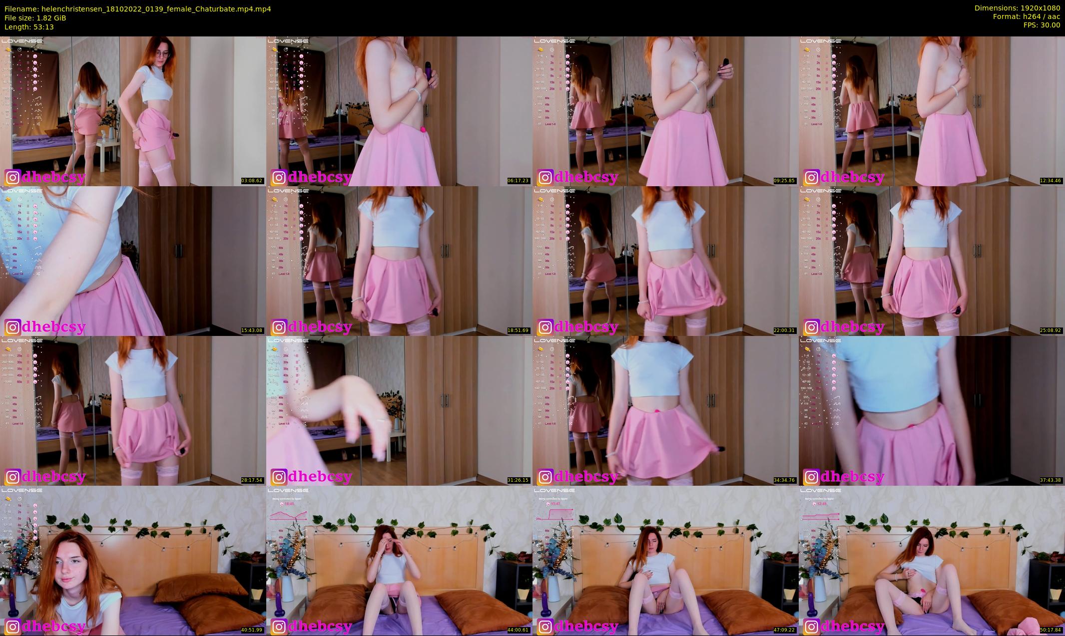 helenchristensen — 54 minute Chaturbate female cam show recording, 1080p, Oct 18, 2022