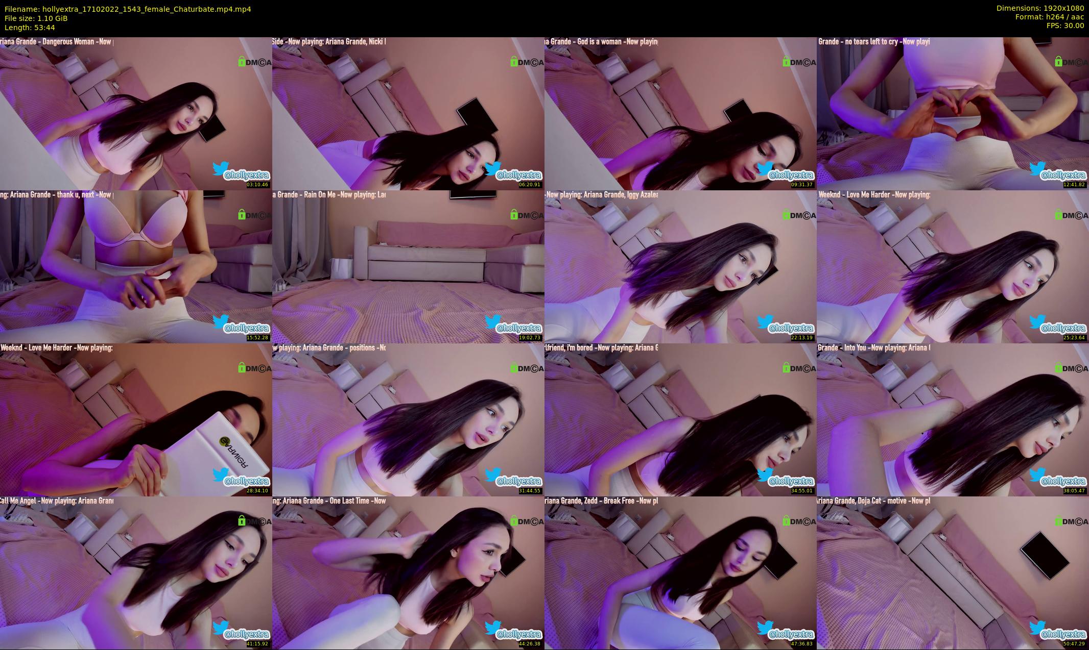 hollyextra — 54 minute Chaturbate female cam show recording, 1080p, Oct 17, 2022