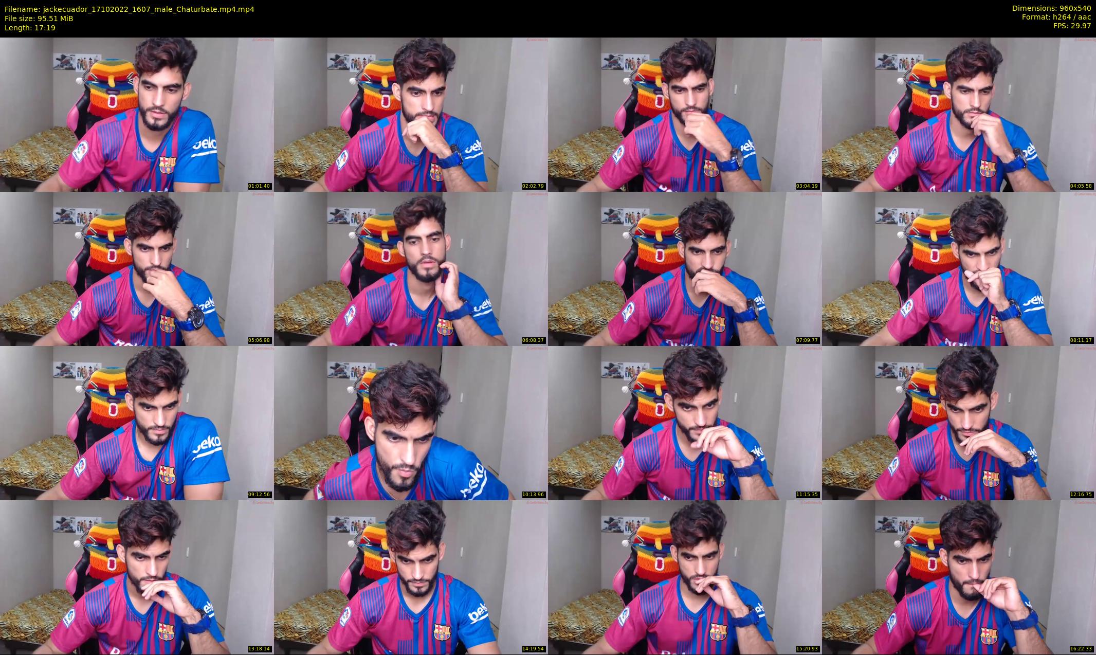jackecuador — 18 minute Chaturbate male cam show recording, 480p, Oct 17, 2022