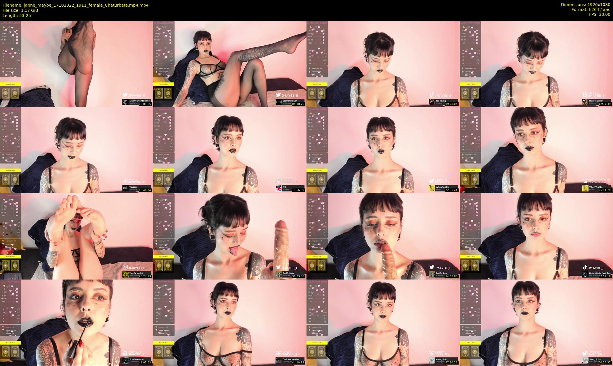 janne_maybe — 54 minute Chaturbate female cam show recording, 1080p, Oct 17, 2022