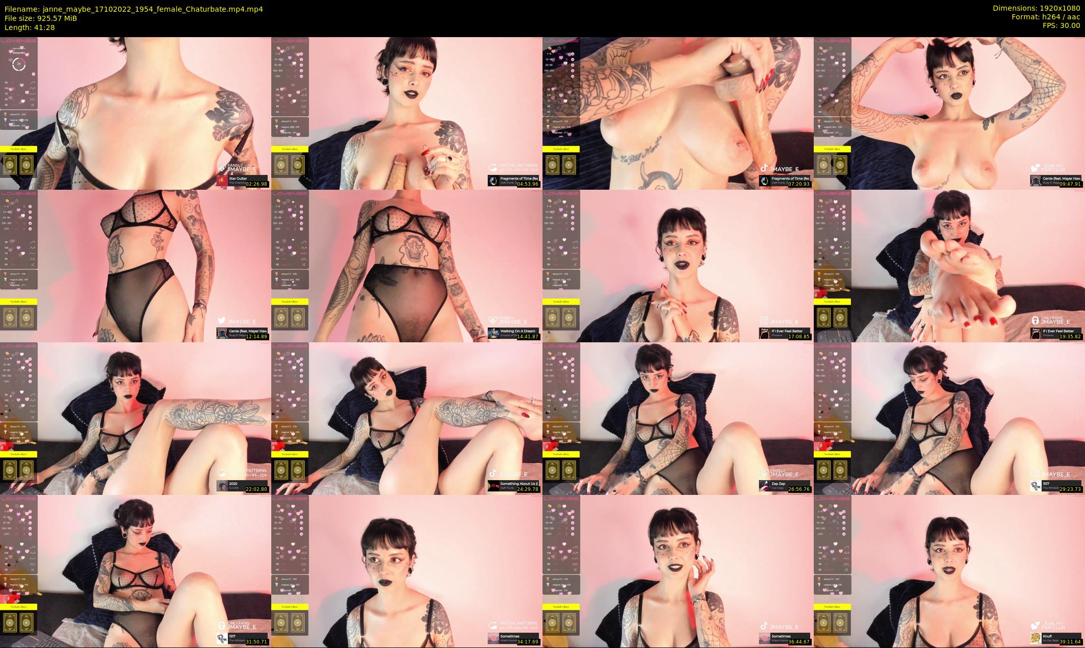 janne_maybe — 42 minute Chaturbate female cam show recording, 1080p, Oct 17, 2022