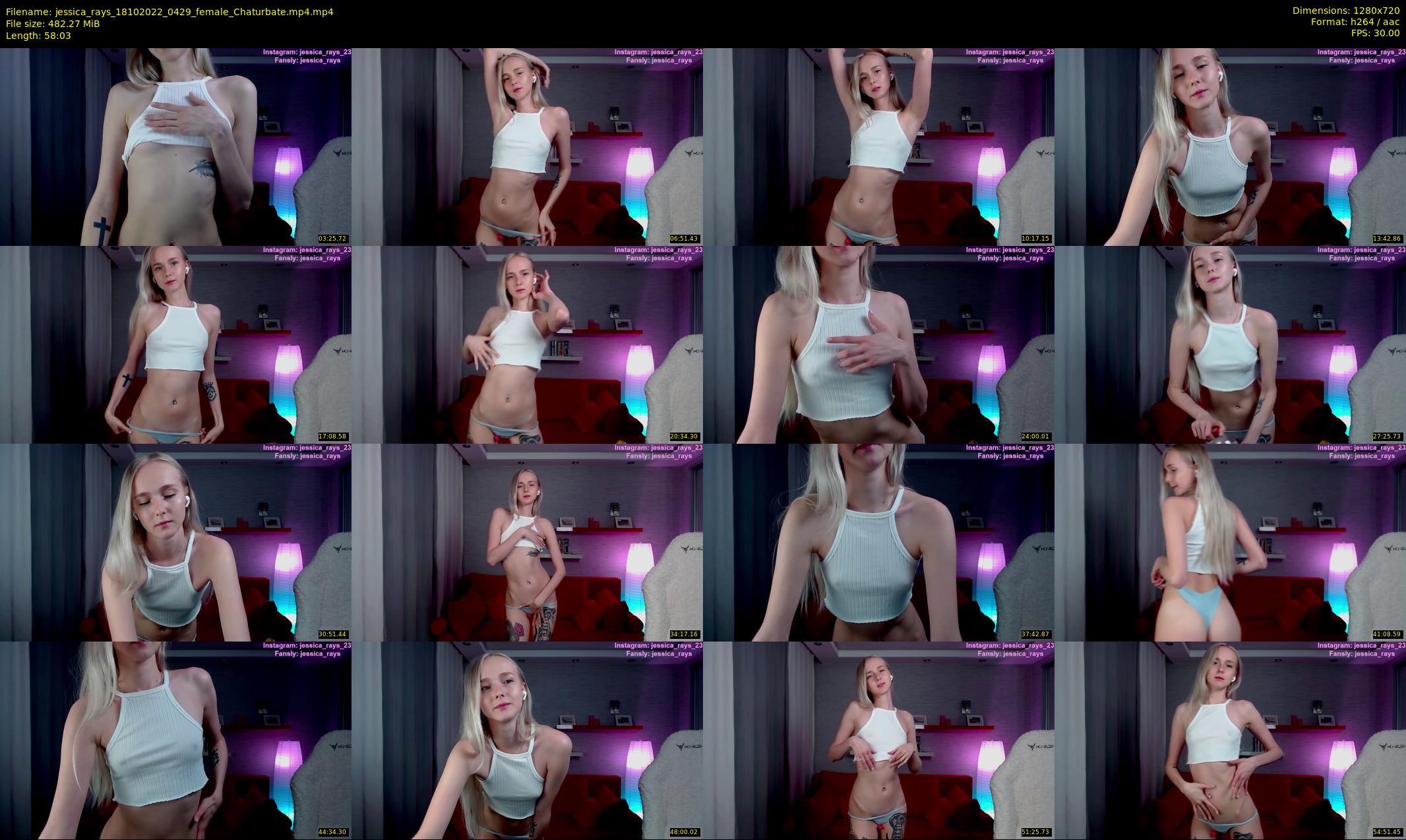 jessica_rays — 59 minute Chaturbate couple cam show recording, 720p, Oct 18, 2022