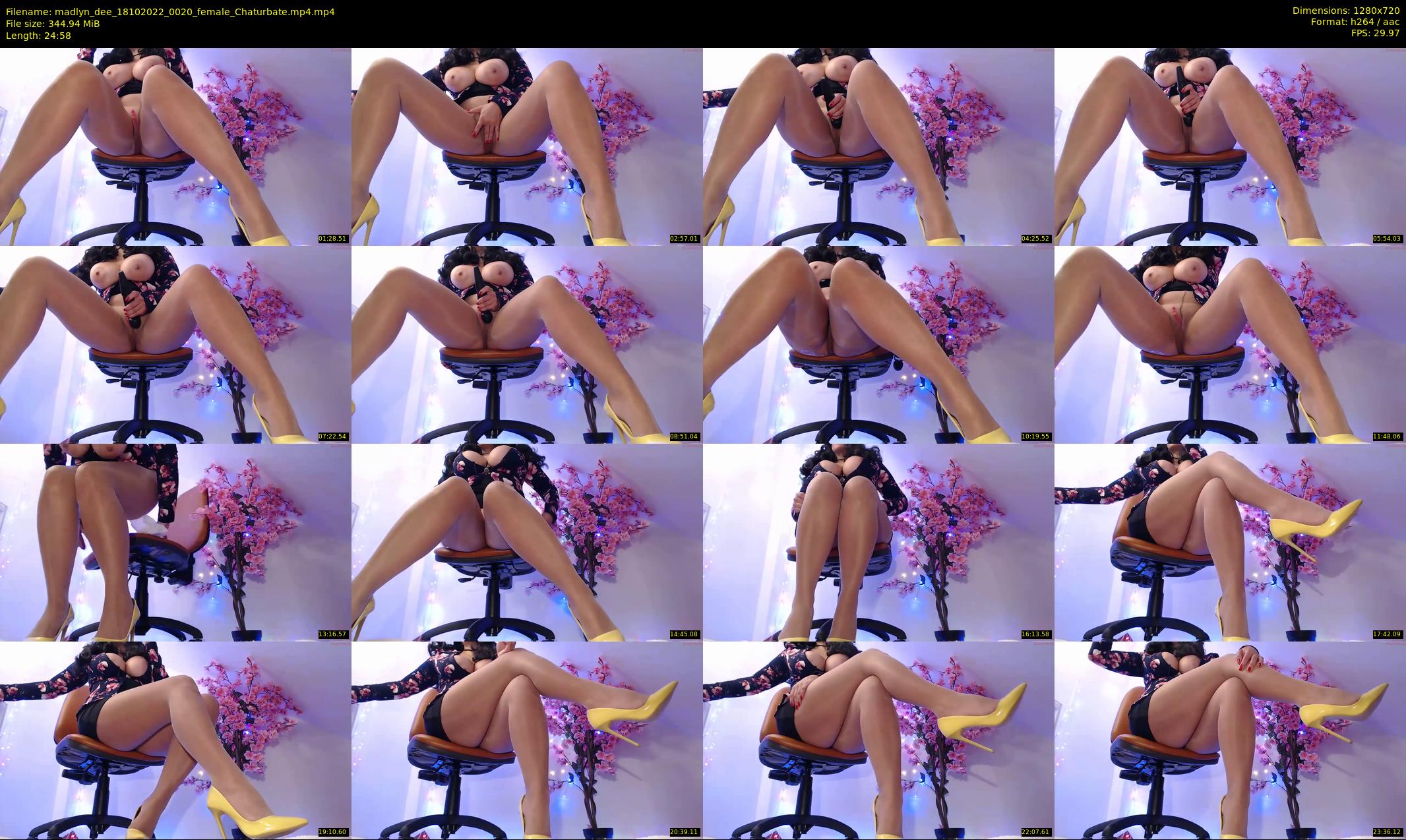 madlyn_dee — 25 minute Chaturbate female cam show recording, 720p, Oct 18, 2022
