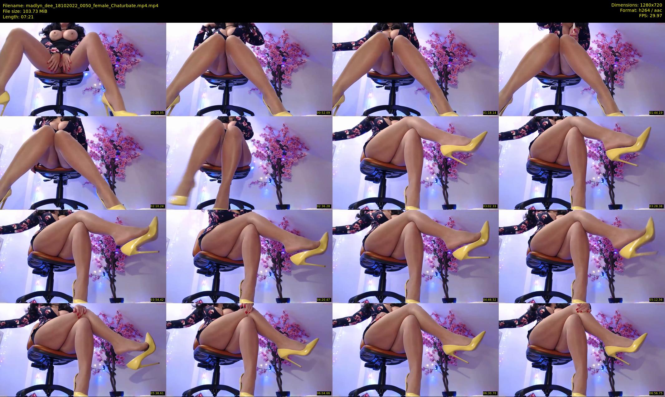 madlyn_dee — 8 minute Chaturbate female cam show recording, 720p, Oct 18, 2022