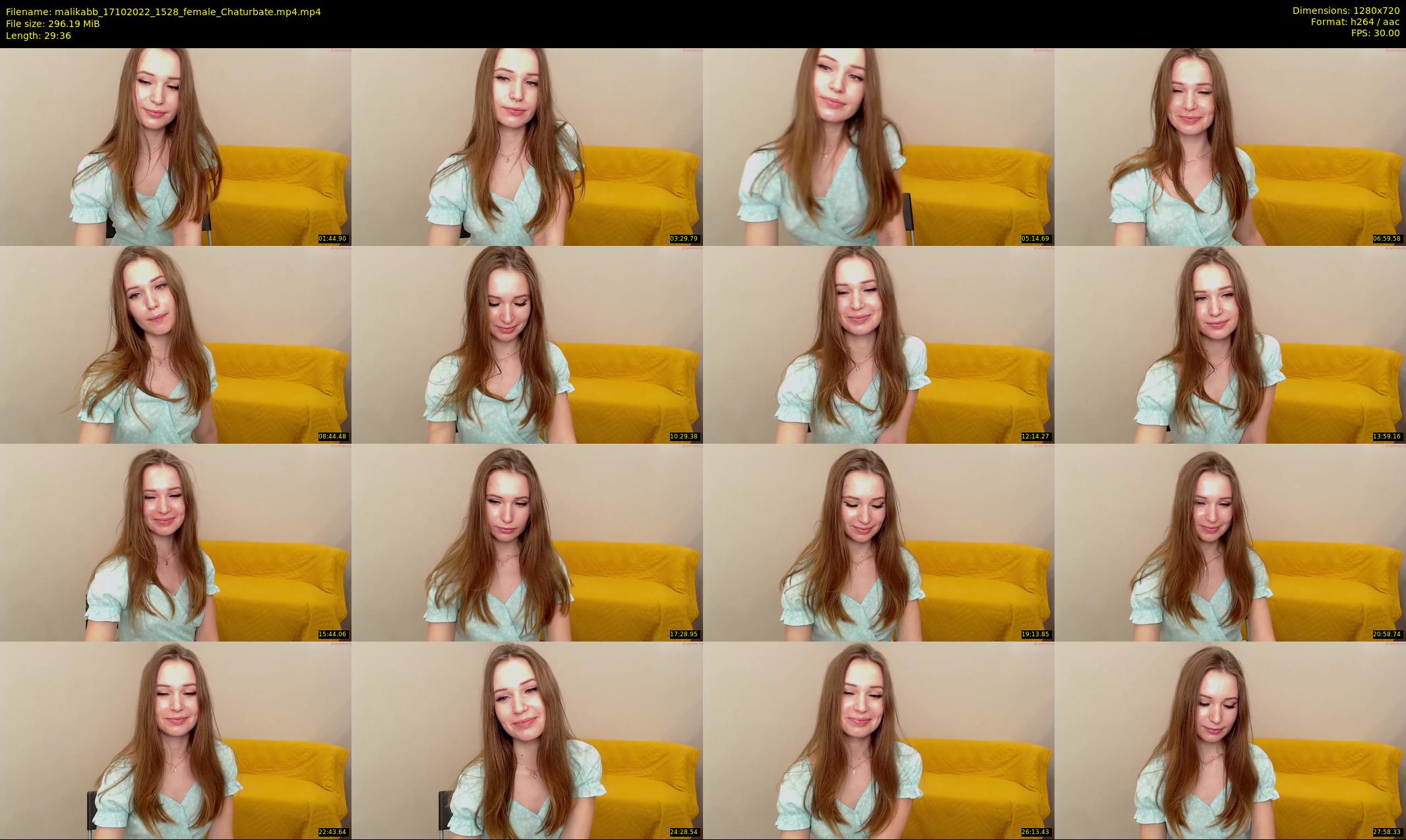 malikabb — 30 minute Chaturbate female cam show recording, 720p, Oct 17, 2022